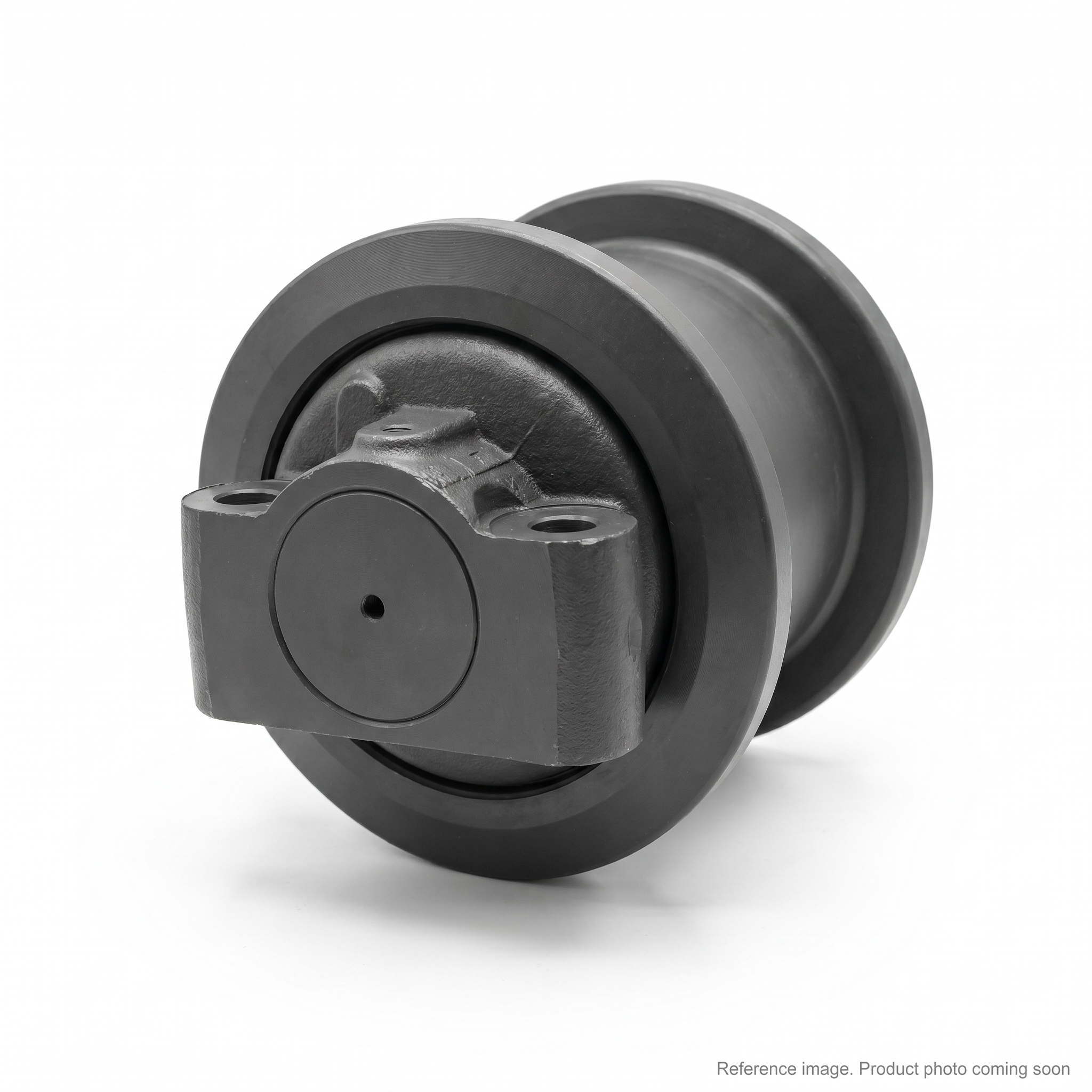 XCMG 414104214 Track Rollers three-quarter angle product photo | stocked in BC, ships Canada-wide