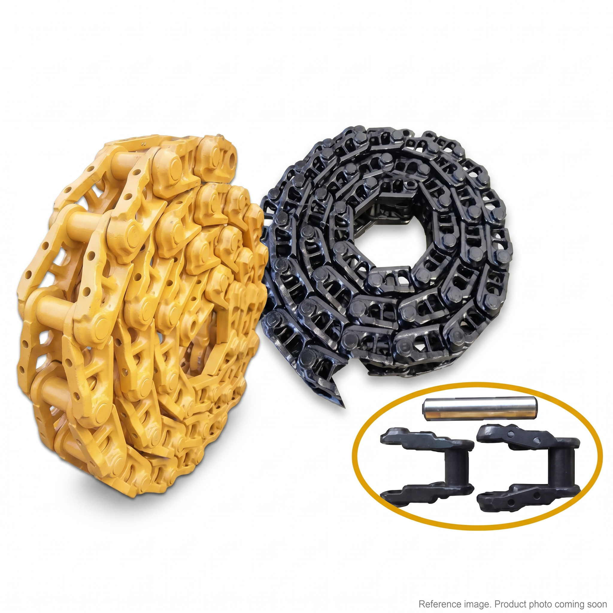 Aftermarket 414104651 Track Chain Link three-quarter angle product photo | stocked in BC, ships Canada-wide