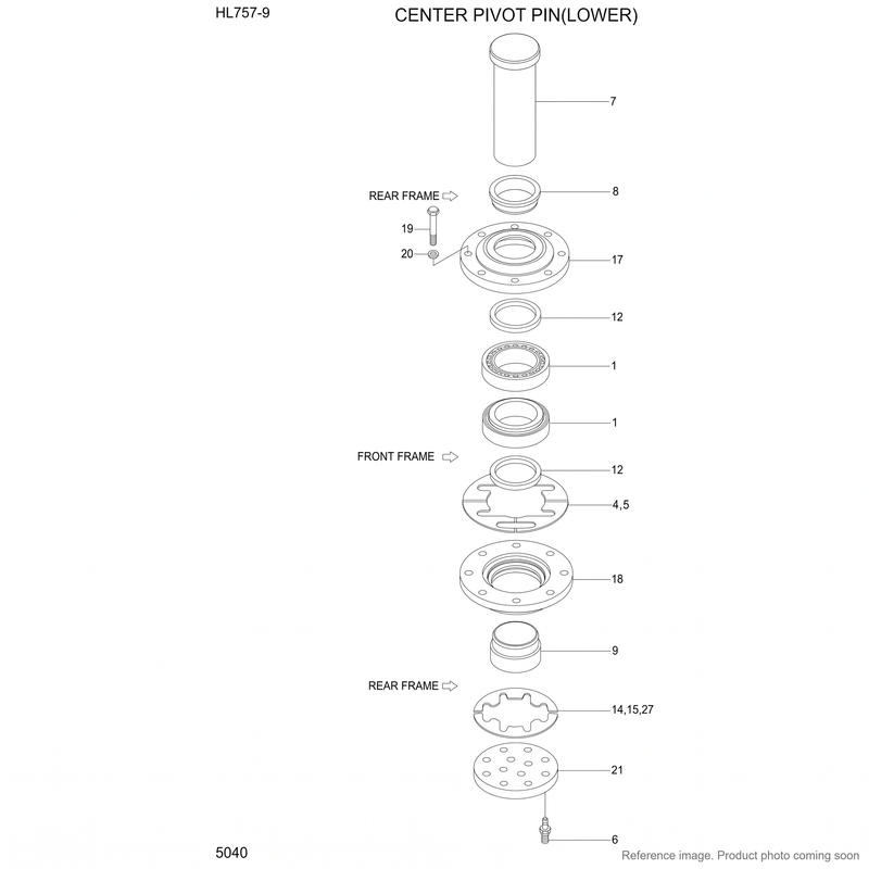 Genuine Hyundai 41L600130 Collar for HL780-3 HL780-3A HL780-7A wheel loader