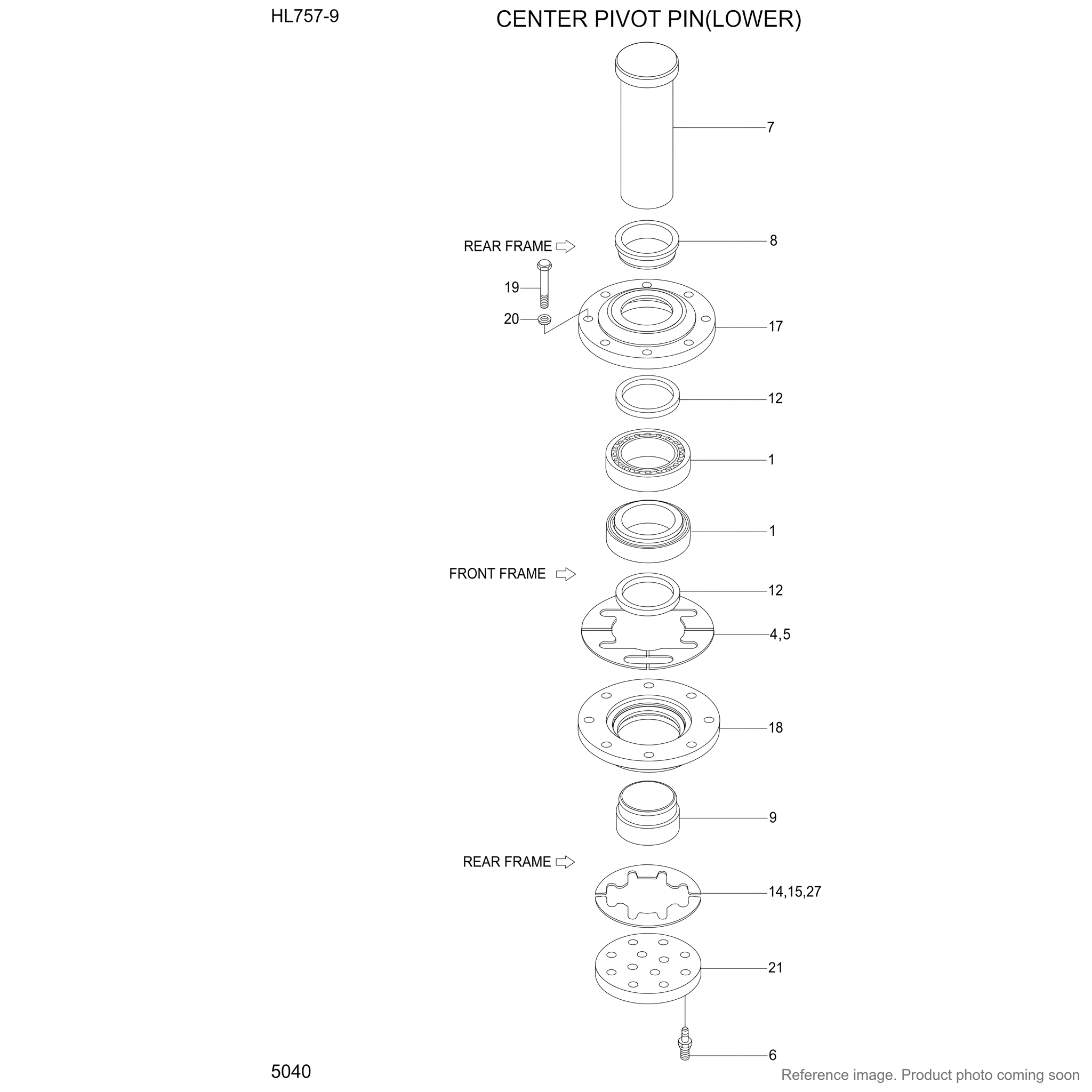 Hyundai 41L600130 Collar front product photo | stocked in BC, ships Canada-wide
