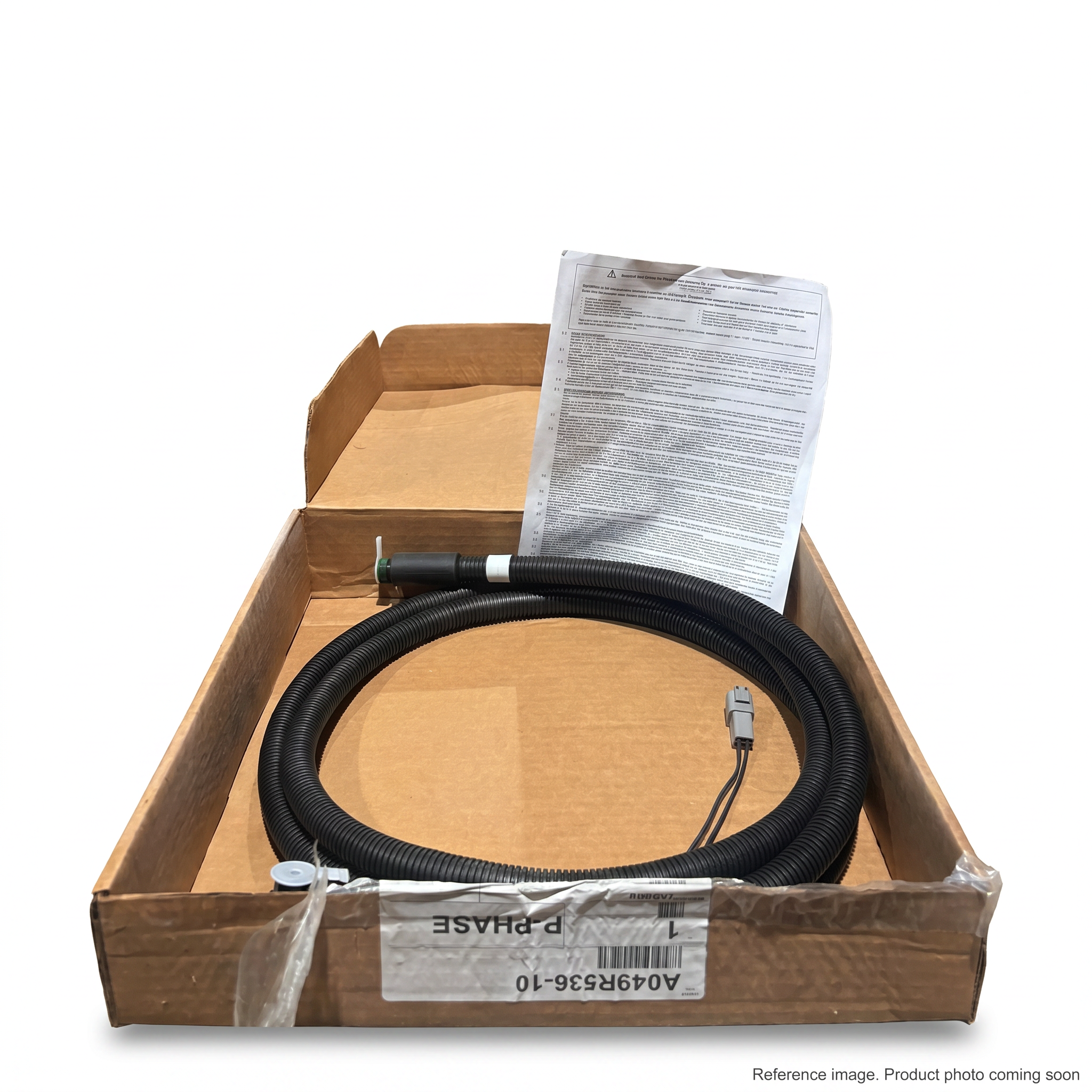 Cummins 4377353 Fluid Heating Hose three-quarter angle product photo | stocked in BC, ships Canada-wide
