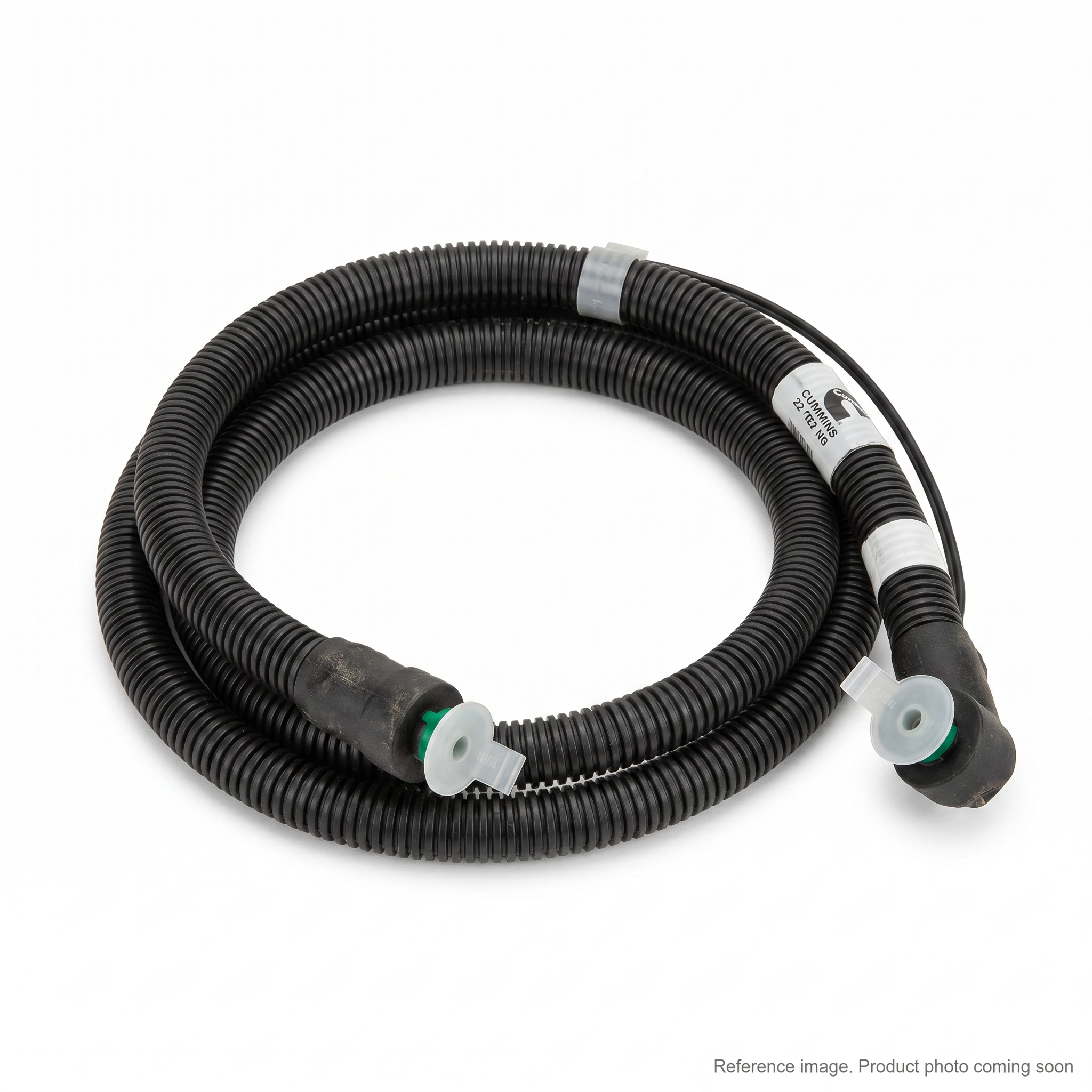 Cummins 4377353 Fluid Heating Hose alternate angle product photo | stocked in BC, ships Canada-wide