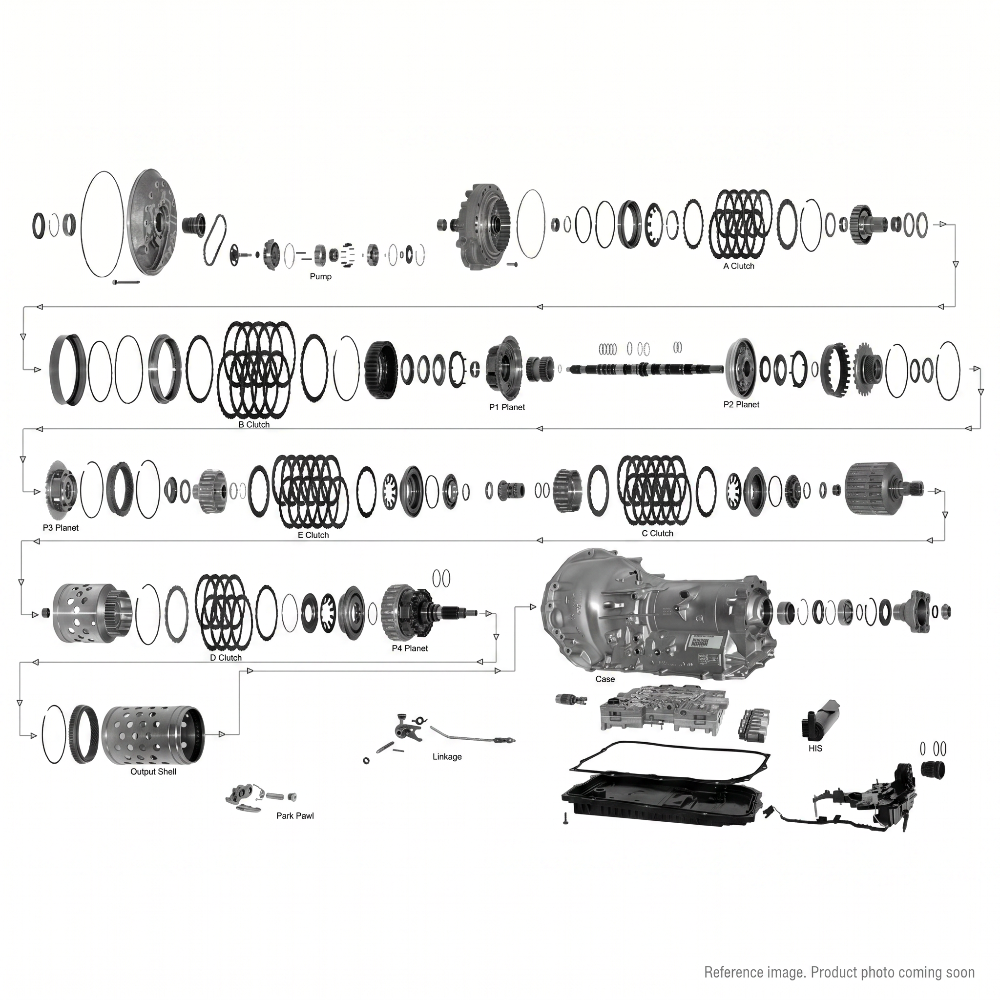 ZF 4472310038 Transmission Parts alternate angle product photo | stocked in BC, ships Canada-wide