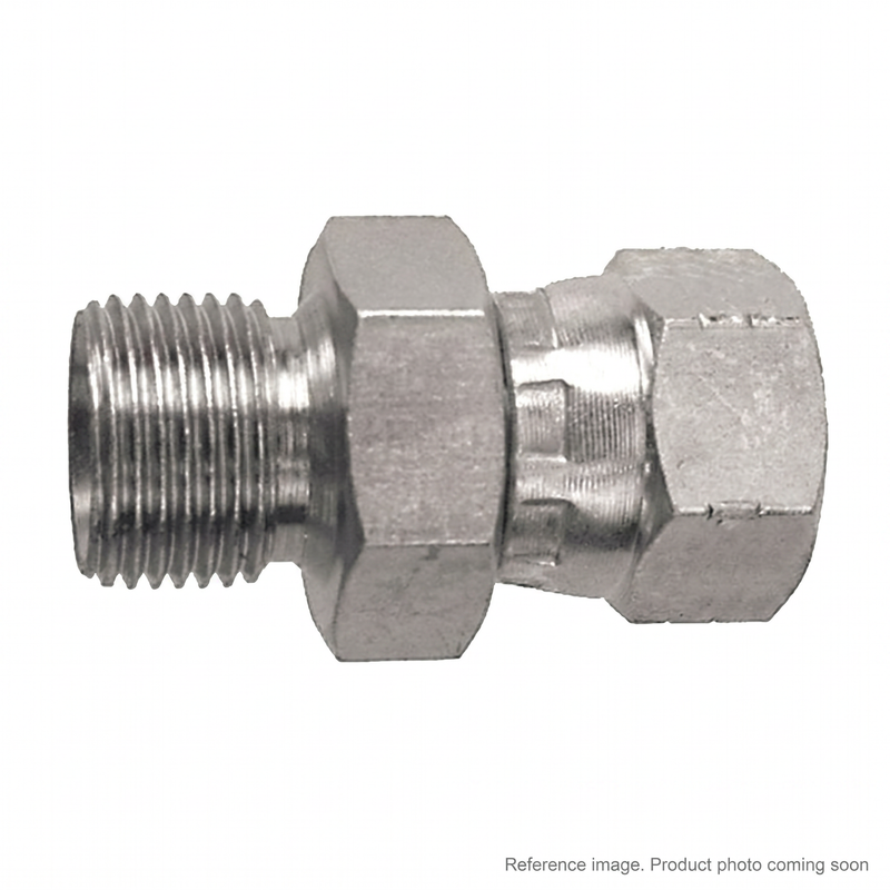 GreenLine 50068-30-12 Komatsu-style hydraulic fitting 30mm tube x 3/4 inch port carbon steel