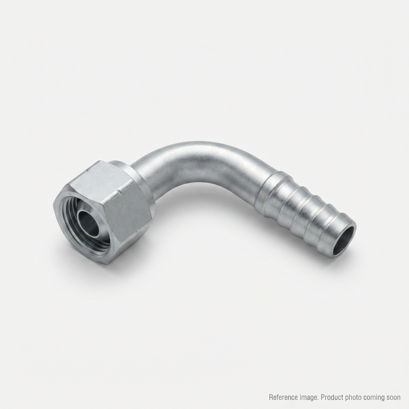 OEM-spec GreenLine 5095-04-04 JIC female 90 elbow crimp fitting 1/4 inch hose