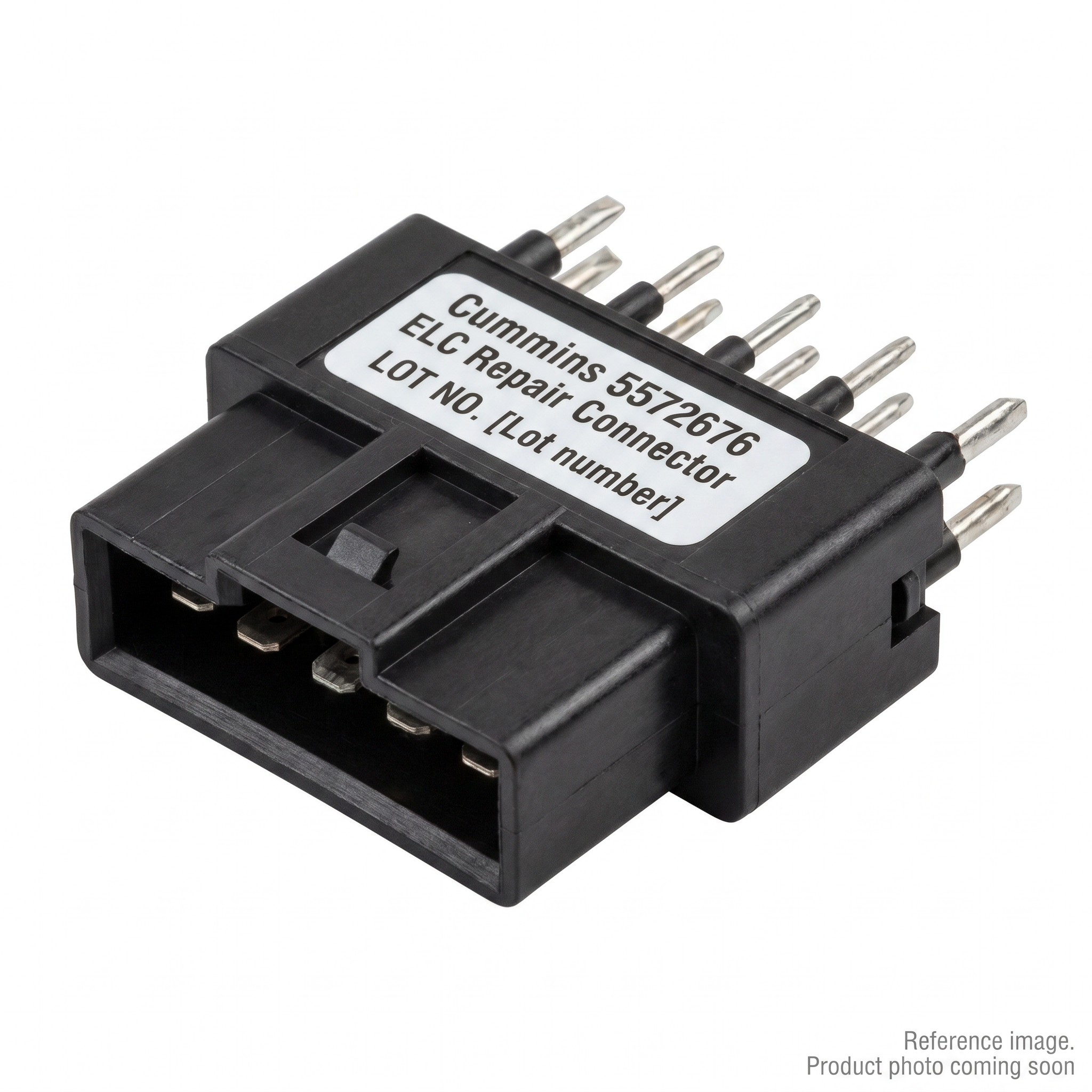 Cummins 5572676 ELC Repair Connector three-quarter angle product photo | stocked in BC, ships Canada-wide