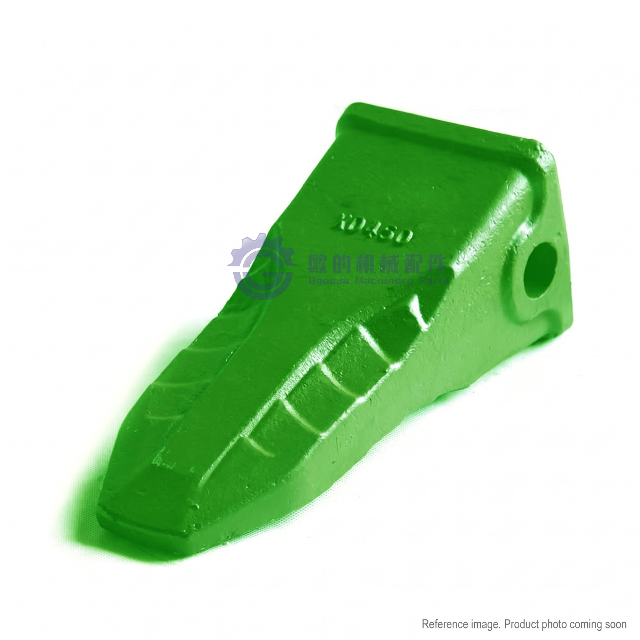 Hyundai 61E70003 Bucket Tooth front product photo | stocked in BC, ships Canada-wide