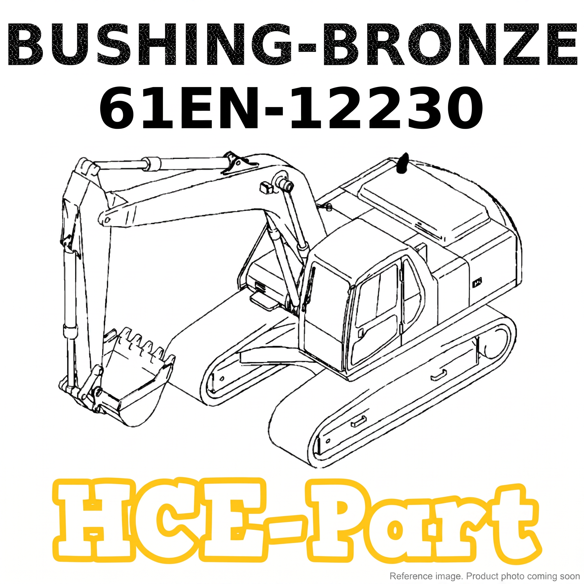 Hyundai 61EN12230 Bushings three-quarter angle product photo | stocked in BC, ships Canada-wide