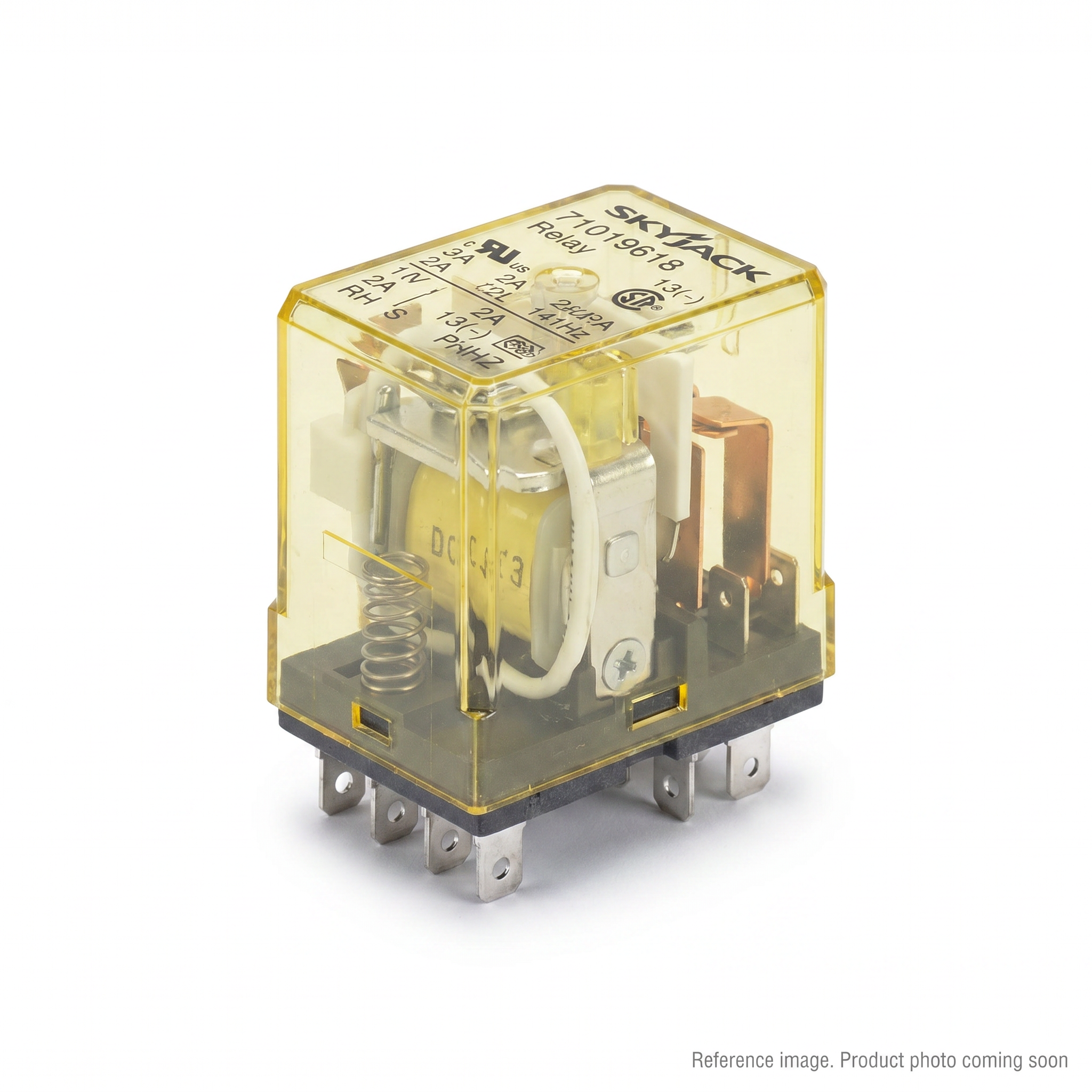 Skyjack 71019618 Relay three-quarter angle product photo | stocked in BC, ships Canada-wide
