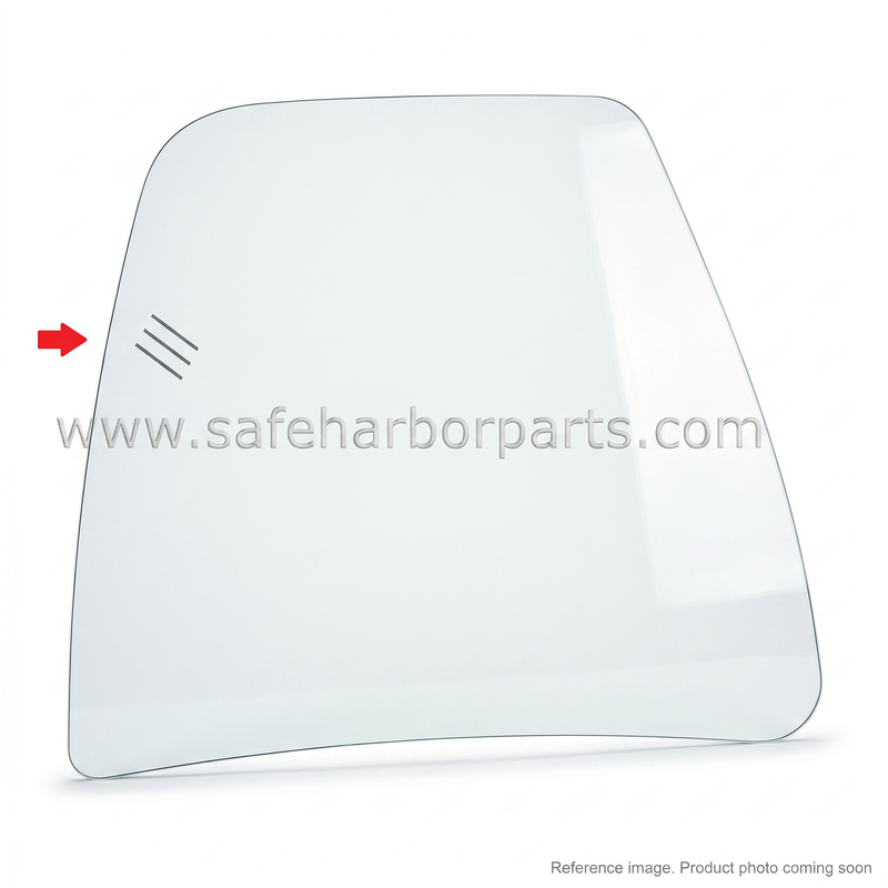 OEM-spec Hyundai 71EH12510 RH cab side window glass for R130LC-3 R160LC-3 R170W excavators