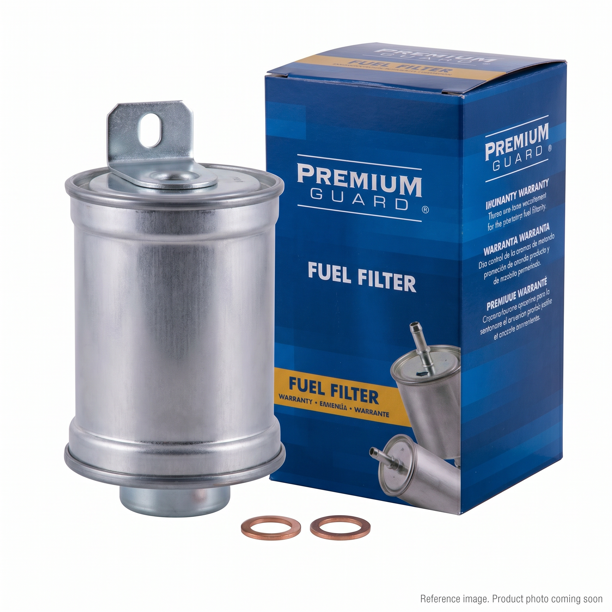 Hyundai 71Q602350U Fuel Filter three-quarter angle product photo | stocked in BC, ships Canada-wide