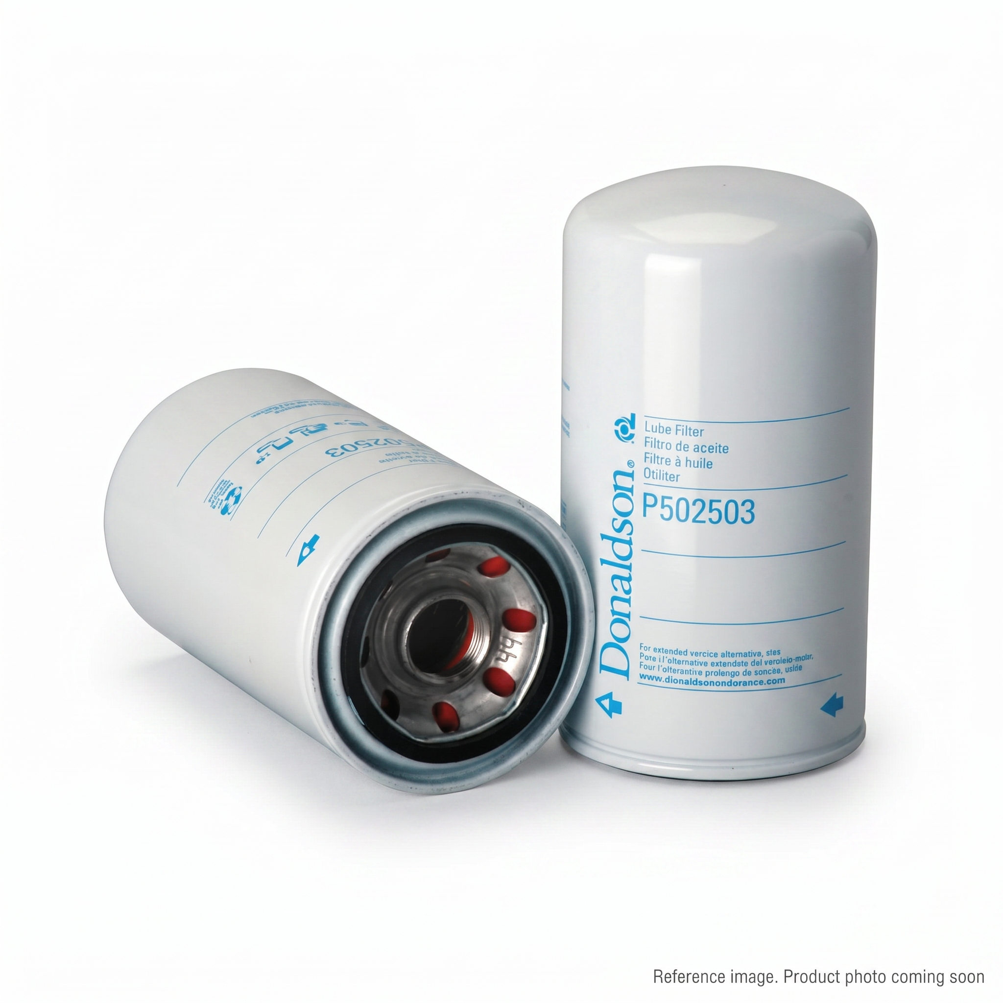 Donaldson 7251 Oil Filter alternate angle product photo | stocked in BC, ships Canada-wide