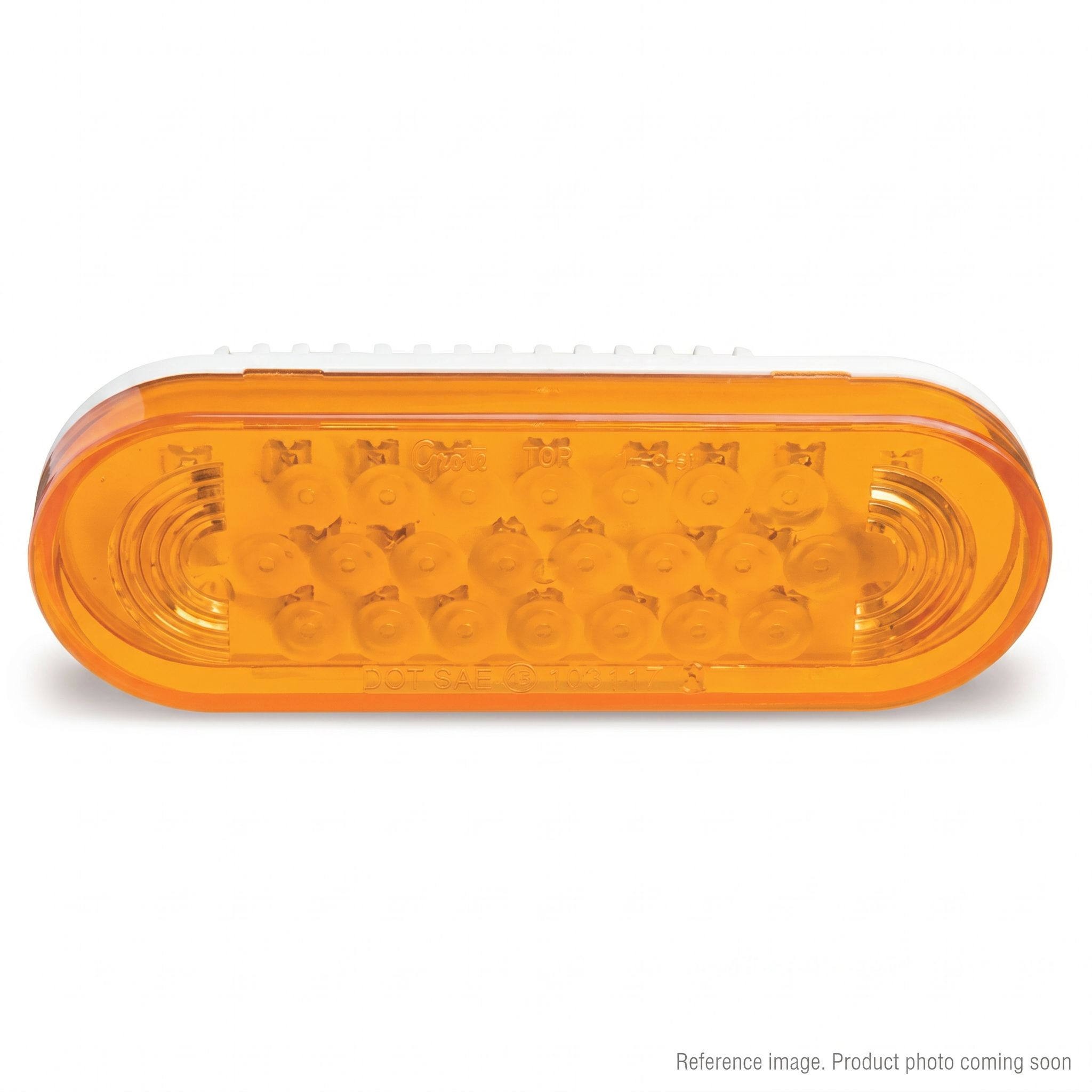 Grote 77363 Emergency Warning Light three-quarter angle product photo | stocked in BC, ships Canada-wide