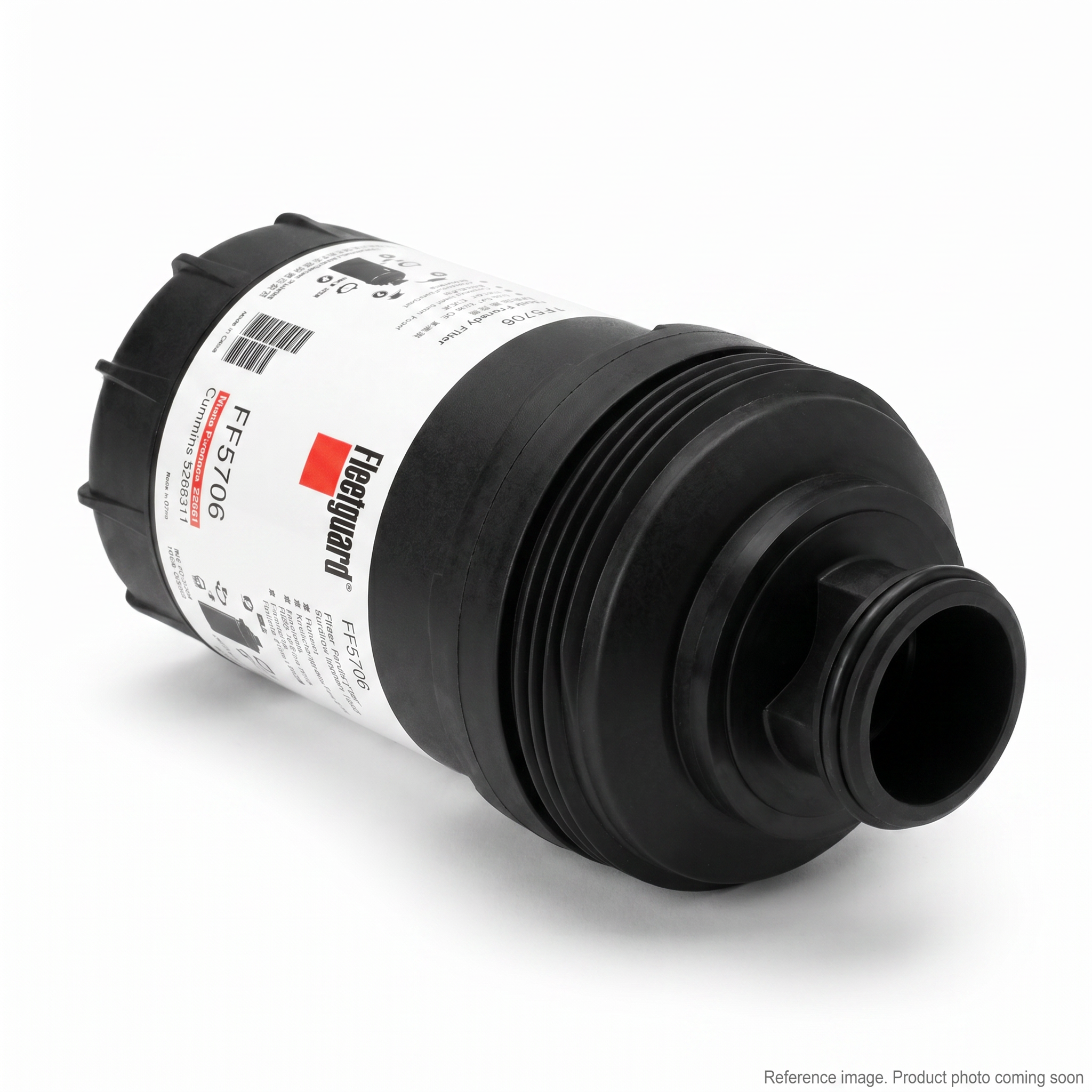 Fleetguard 800154563 Fuel filter front product photo | stocked in BC, ships Canada-wide