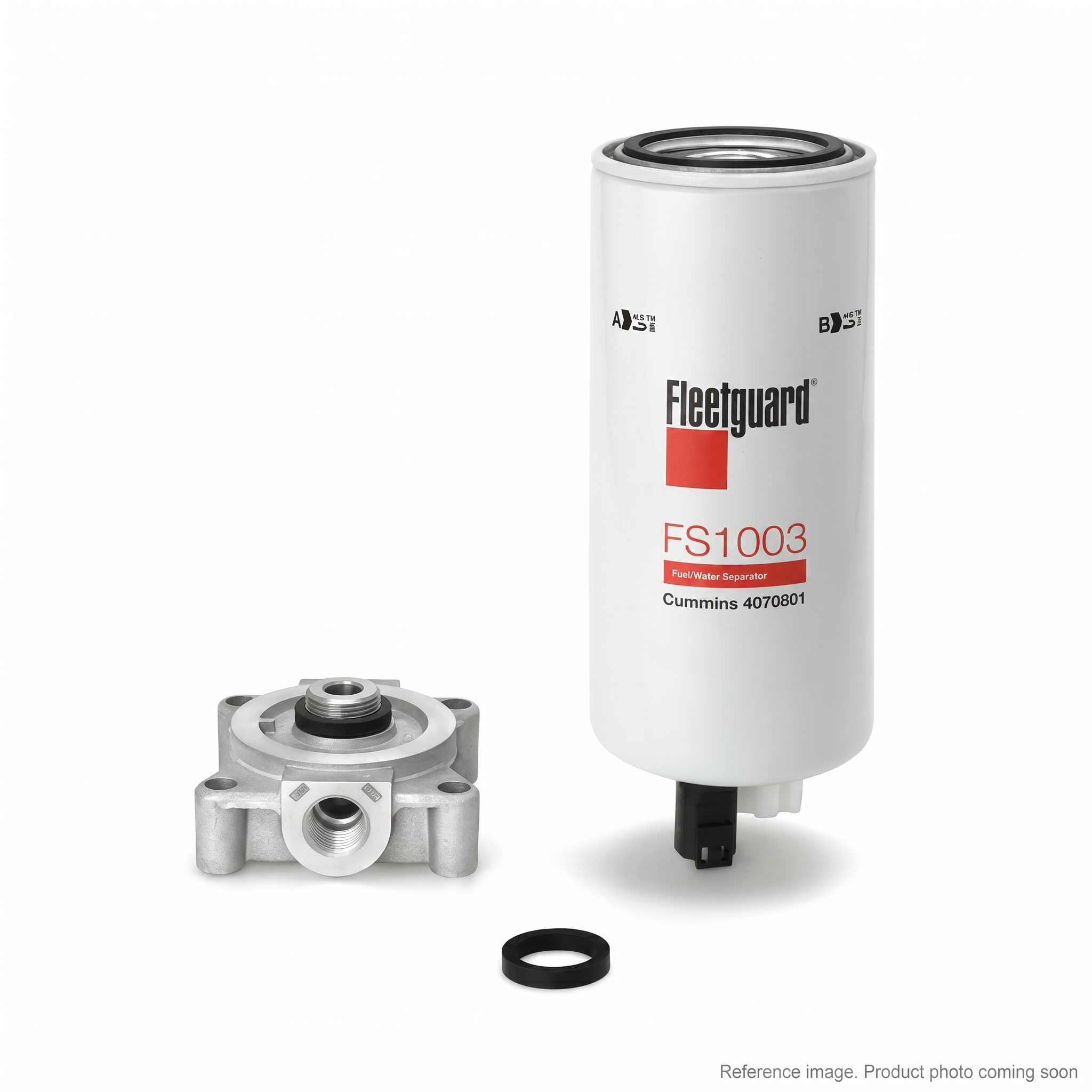 Fleetguard 800173433 Fuel filter alternate angle product photo | stocked in BC, ships Canada-wide