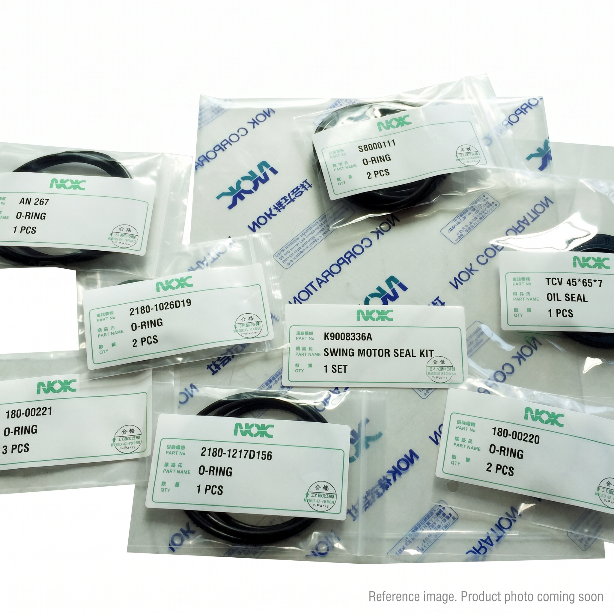 Doosan 8011001 Seals & Seal Kits alternate angle product photo | stocked in BC, ships Canada-wide