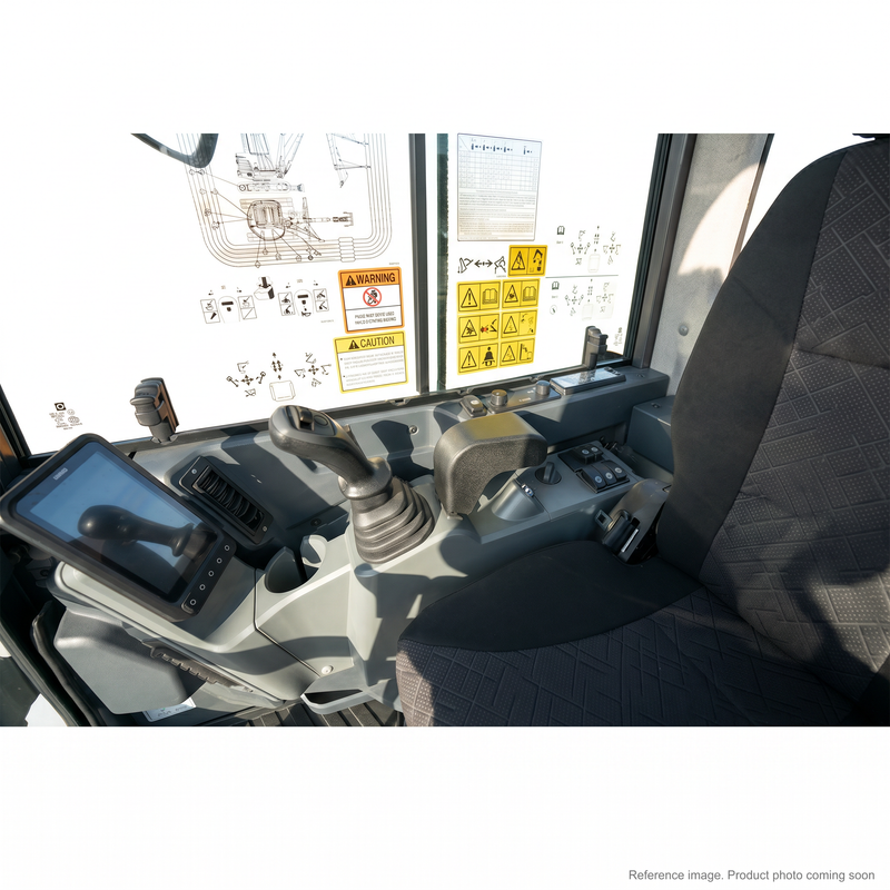 XCMG 801973085 Two-Point Spring-Back Seatbelt for XCMG Excavators - front view