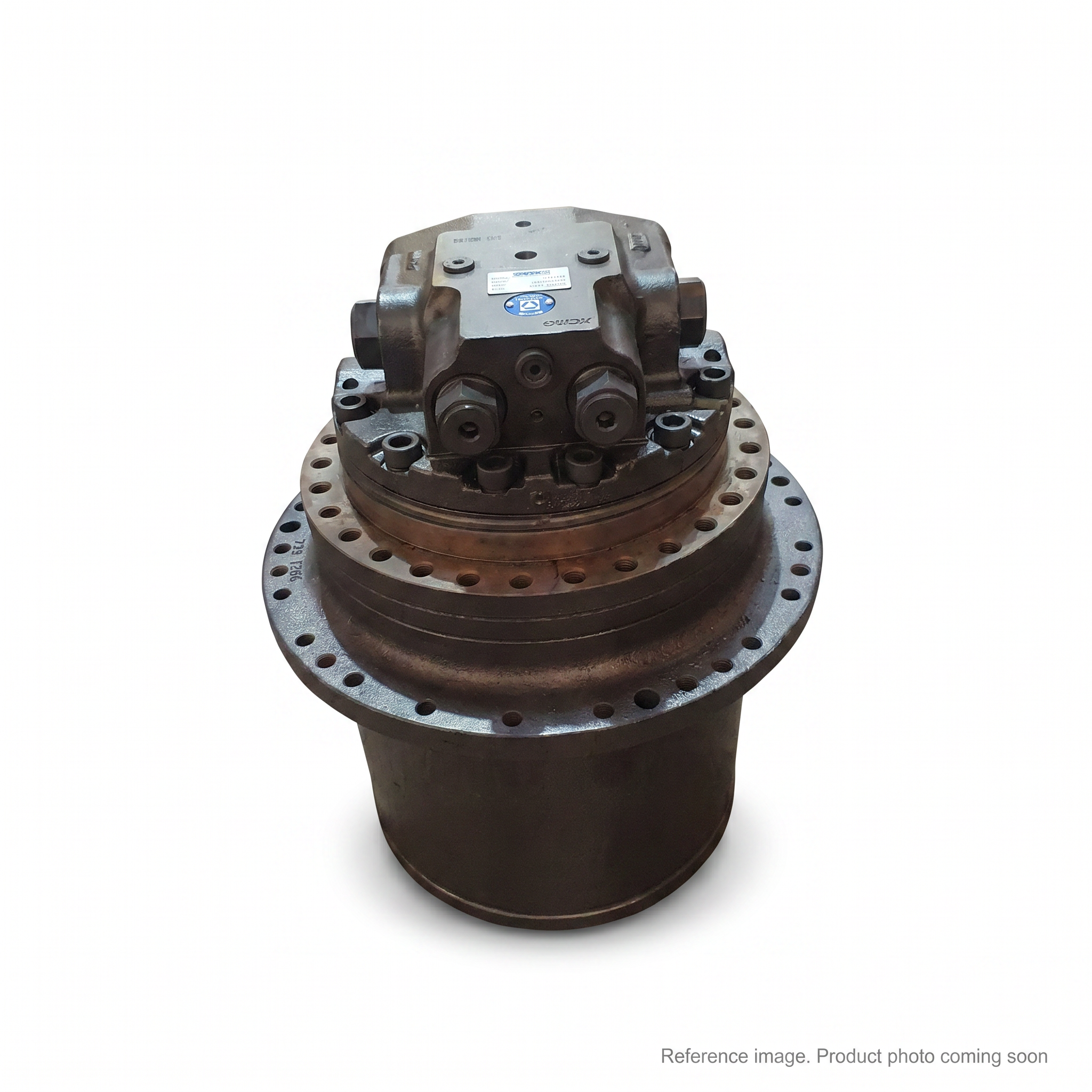 XCMG 803091612 Hydraulic Travel Motor alternate angle product photo | stocked in BC, ships Canada-wide