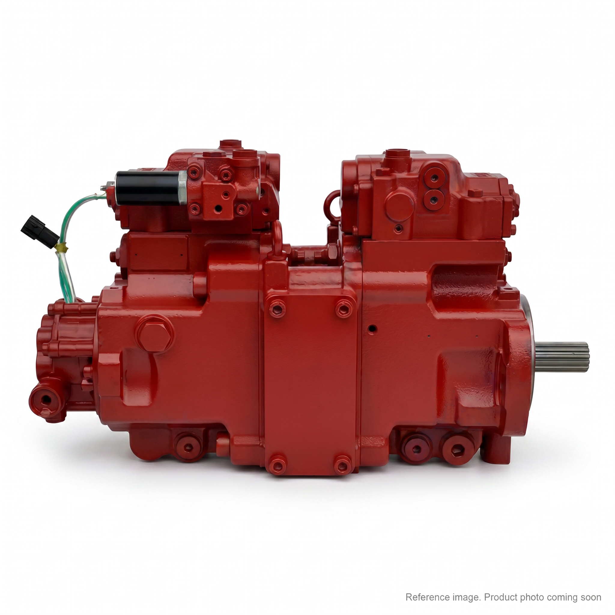 XCMG 804008682 Hydraulic Motors three-quarter angle product photo | stocked in BC, ships Canada-wide