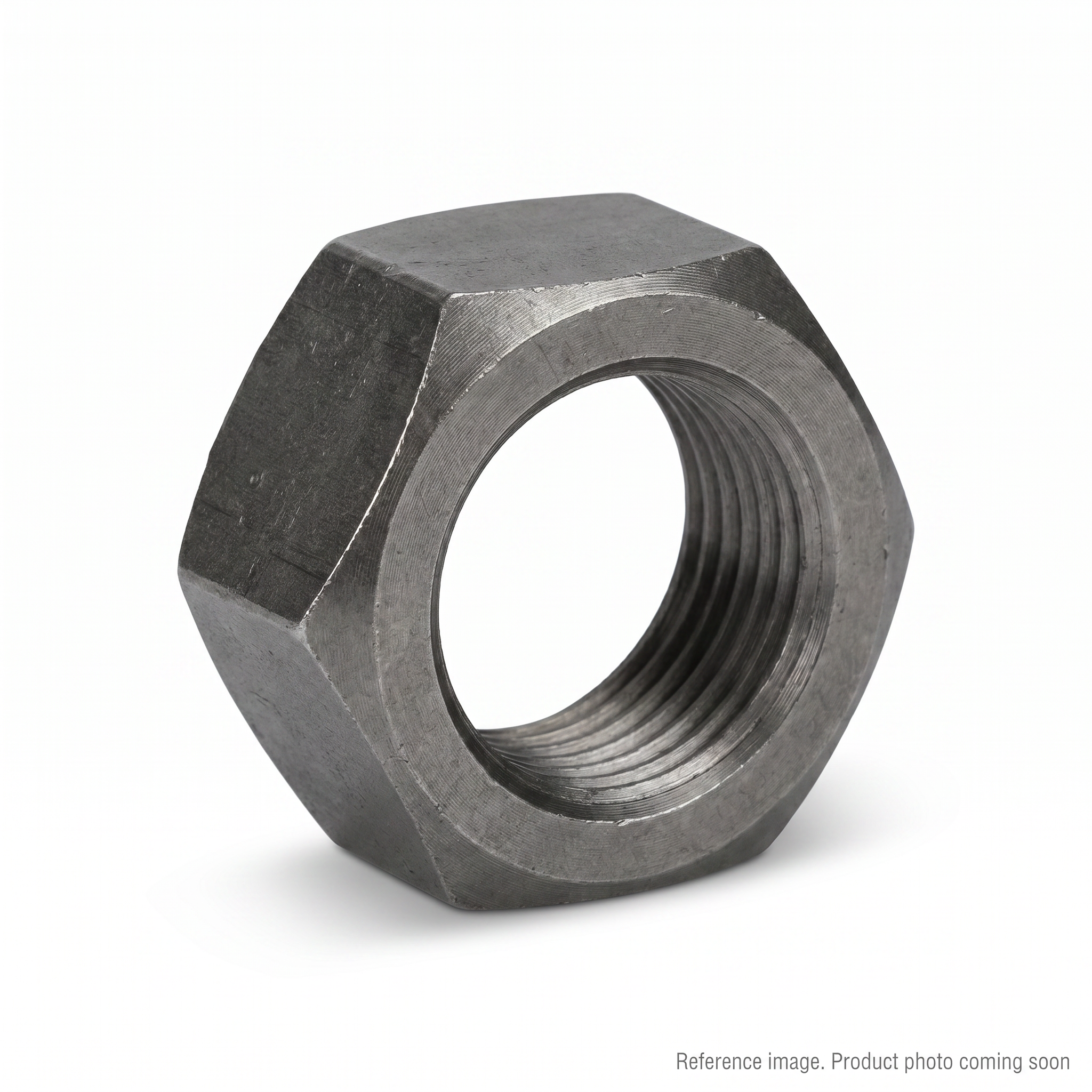Hyundai 81EM14121 Track Adjuster Lock Nut three-quarter angle product photo | stocked in BC, ships Canada-wide