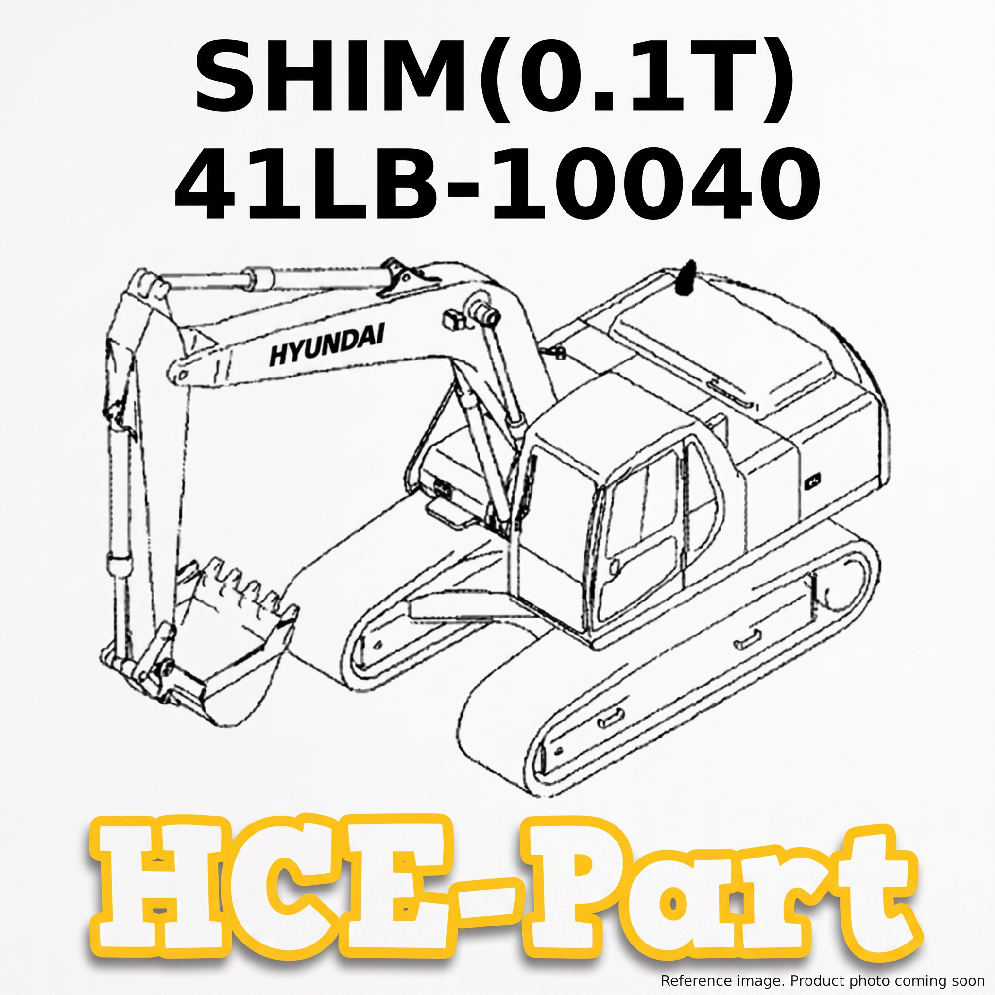 Hyundai 81L13215 Shim (0.5T) three-quarter angle product photo | stocked in BC, ships Canada-wide