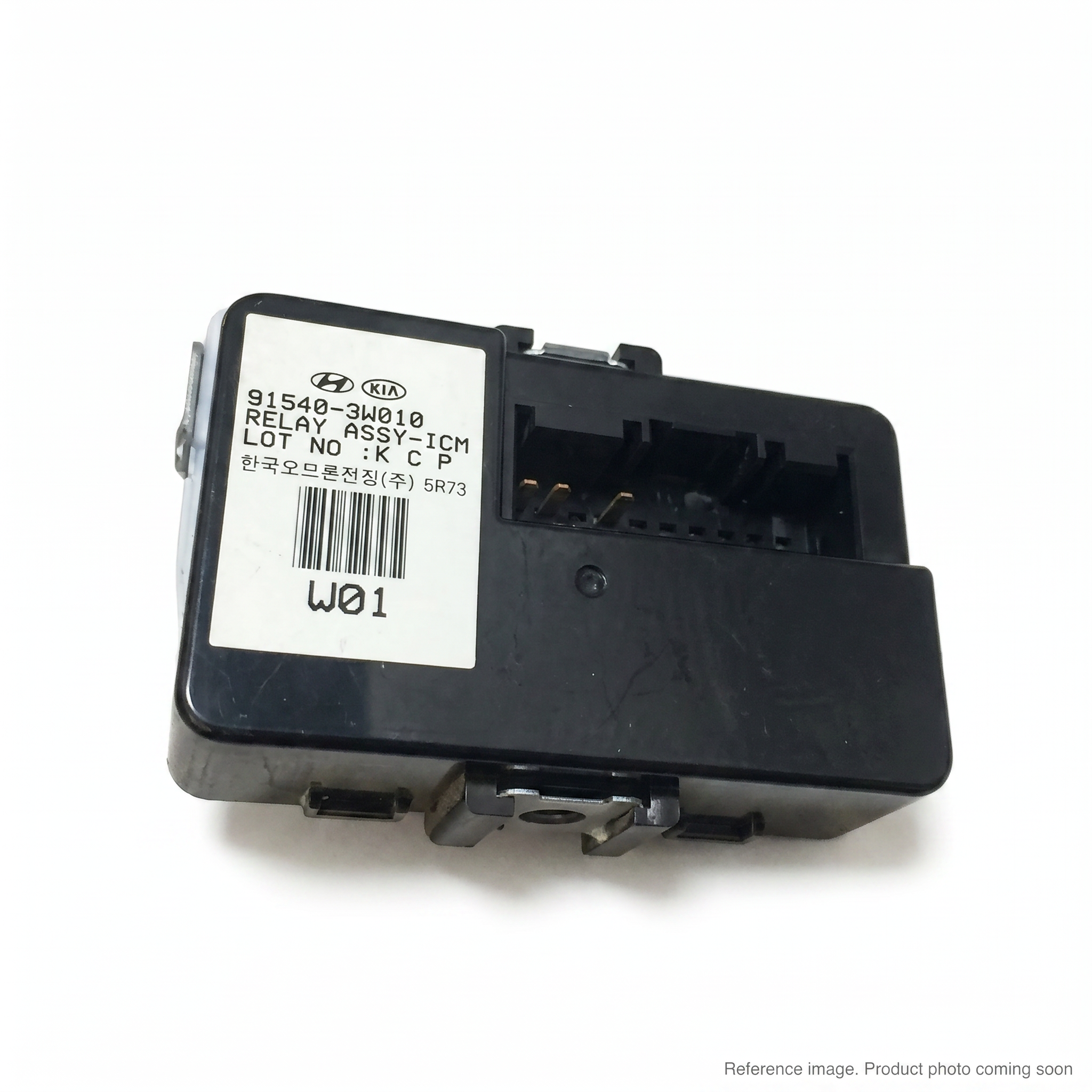 Hyundai 81N700030 Relay three-quarter angle product photo | stocked in BC, ships Canada-wide