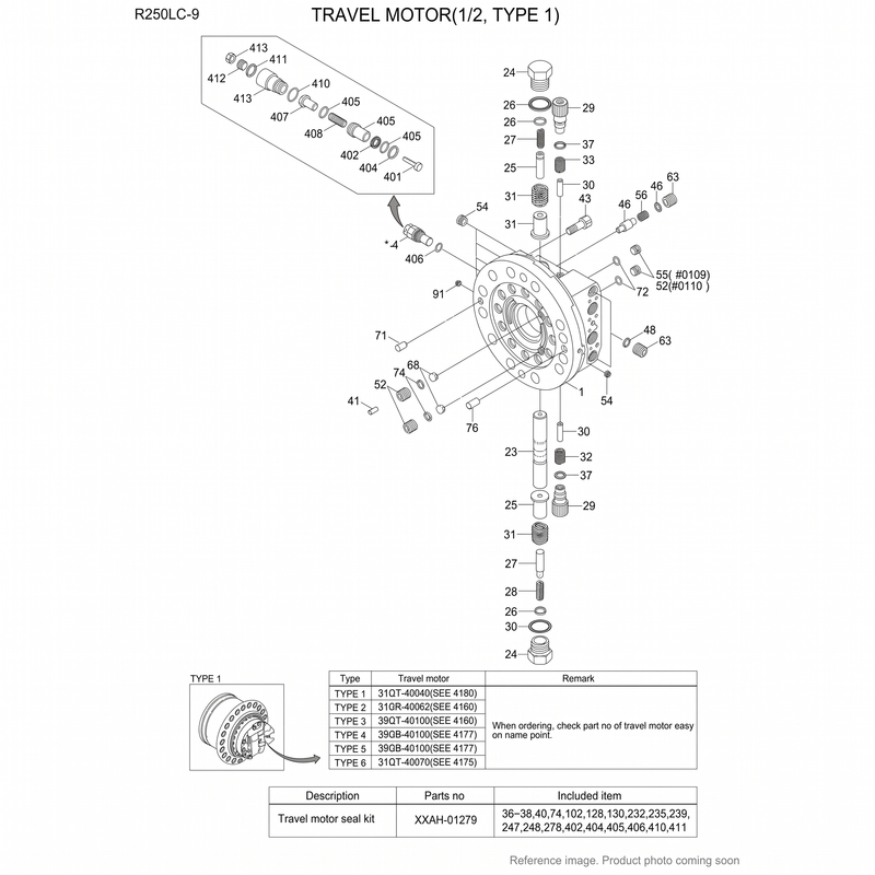 Hyundai 81Q914290 Stopper Kit for HX260L HX300L crawler excavator