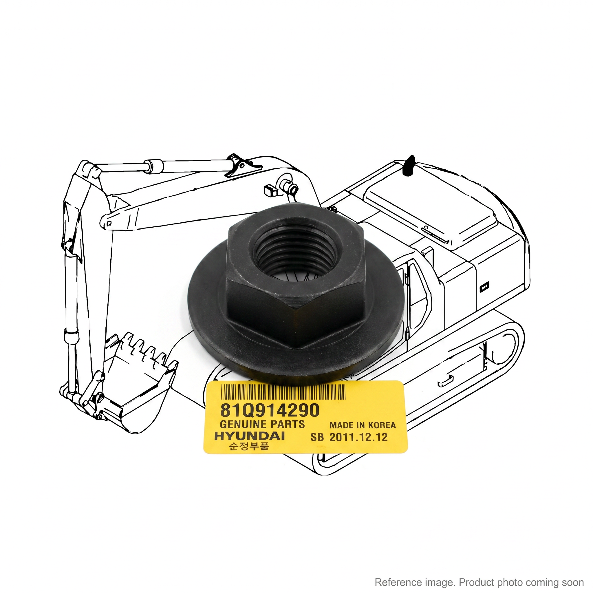 Hyundai 81Q914290 Stopper Kit three-quarter angle product photo | stocked in BC, ships Canada-wide