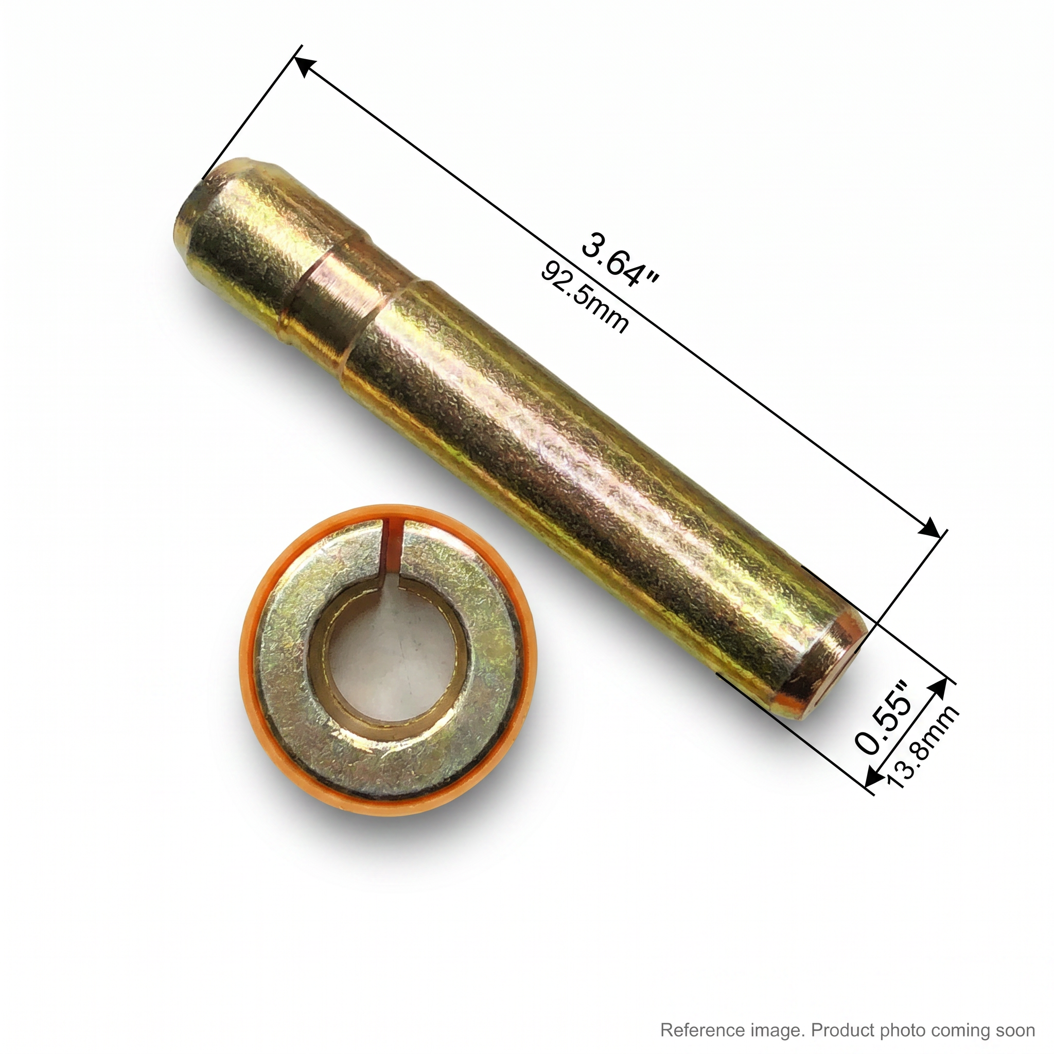 Caterpillar 8E6258 Pins and Retainers three-quarter angle product photo | stocked in BC, ships Canada-wide