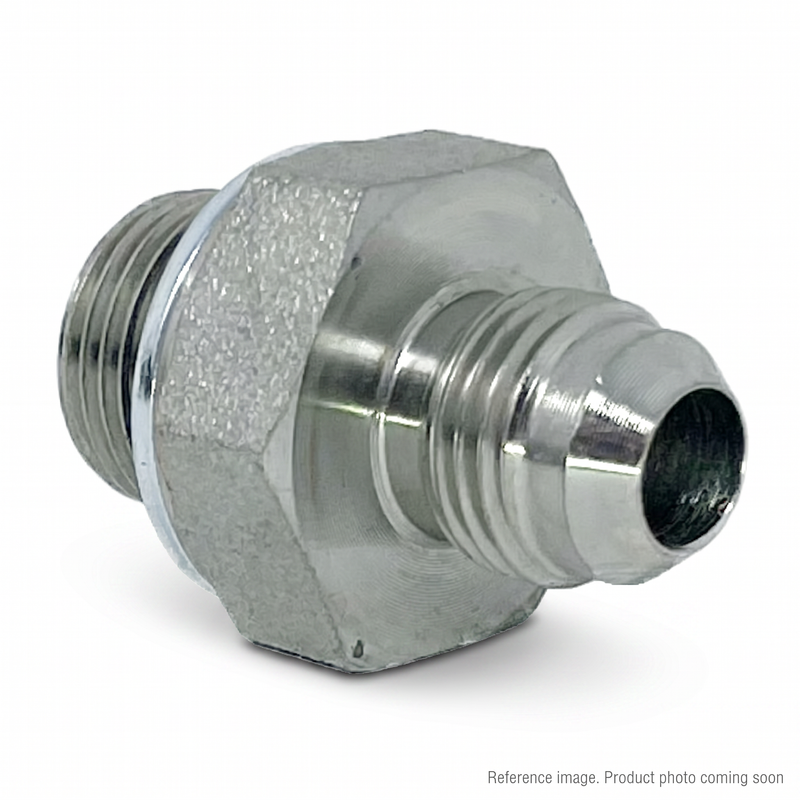 Adaptall 9002-12-16 straight hydraulic adapter 3/4 male JIC 1 inch male BSPP