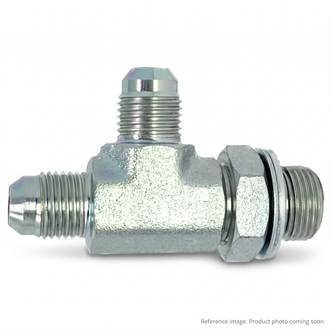 Adaptall 9058-06-06 45-degree elbow hydraulic adapter 3/8 male JIC 3/8 male BSPP