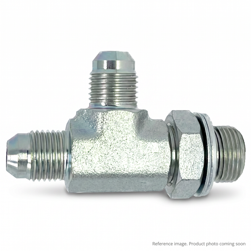 Adaptall 9058-06-06 45-degree elbow hydraulic adapter 3/8 male JIC 3/8 male BSPP