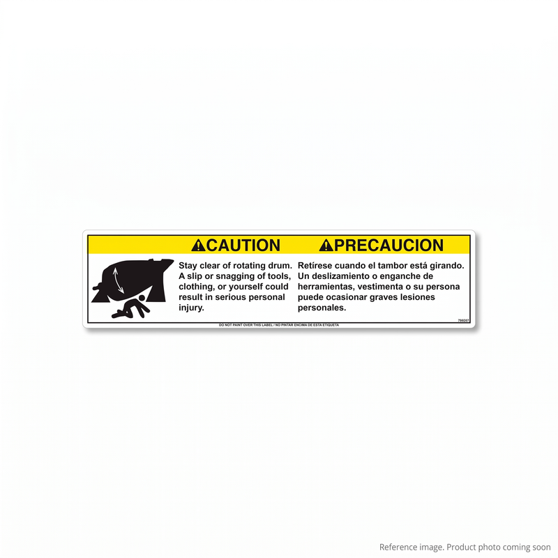 Genuine Hyundai 91E124042 Keep Clear Safety Decal R250LC-3 Excavator