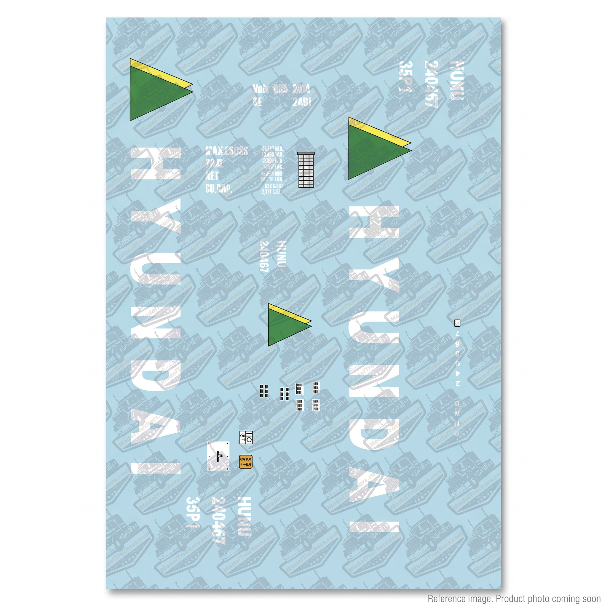 Hyundai 91EN11211 Decal Model Name alternate angle product photo | stocked in BC, ships Canada-wide