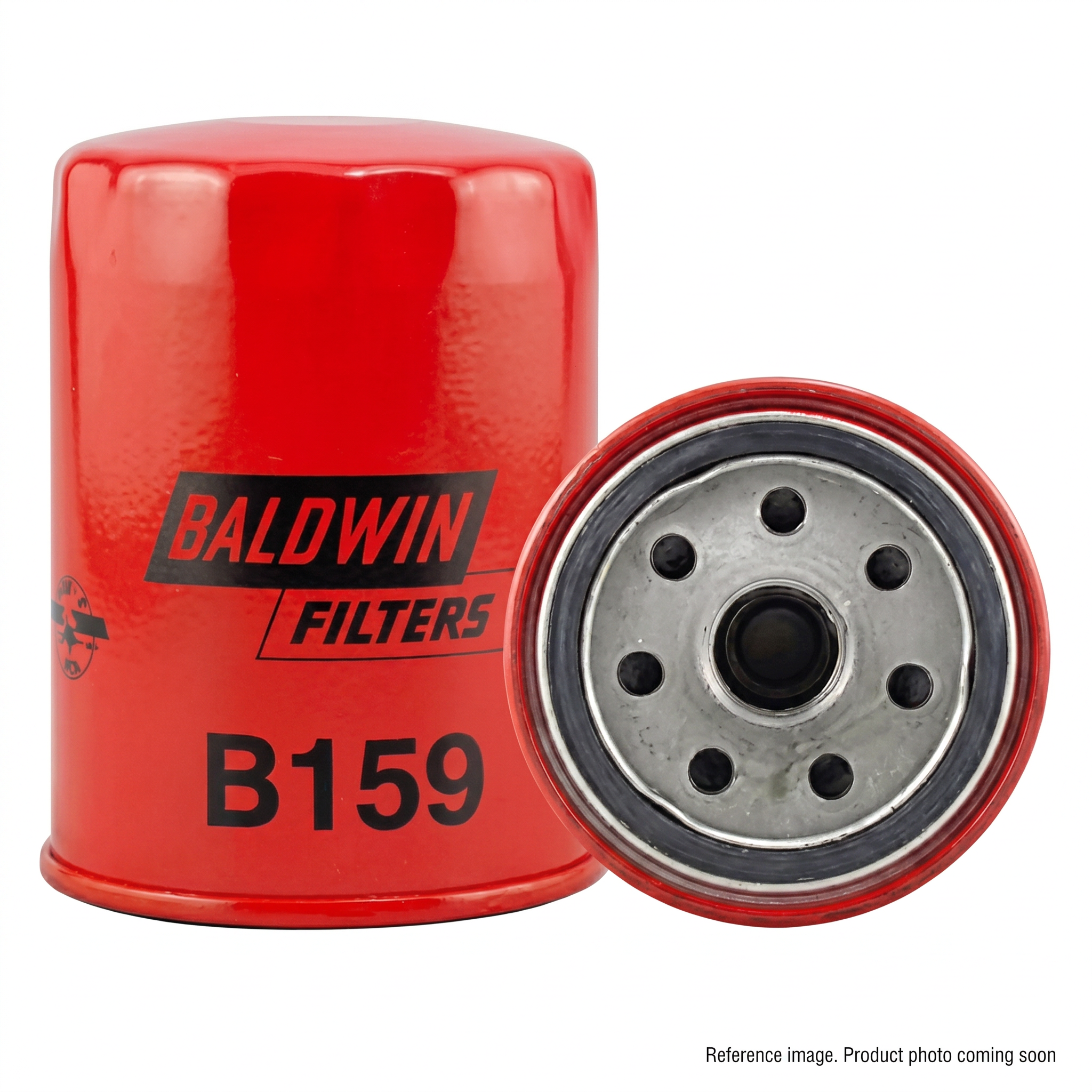 Baldwin B40159 Lube Filter alternate angle product photo | stocked in BC, ships Canada-wide