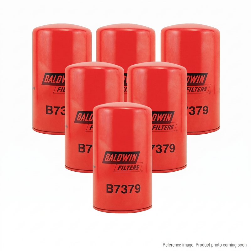 Baldwin B7379 Lube Filter front product photo | stocked in BC, ships Canada-wide