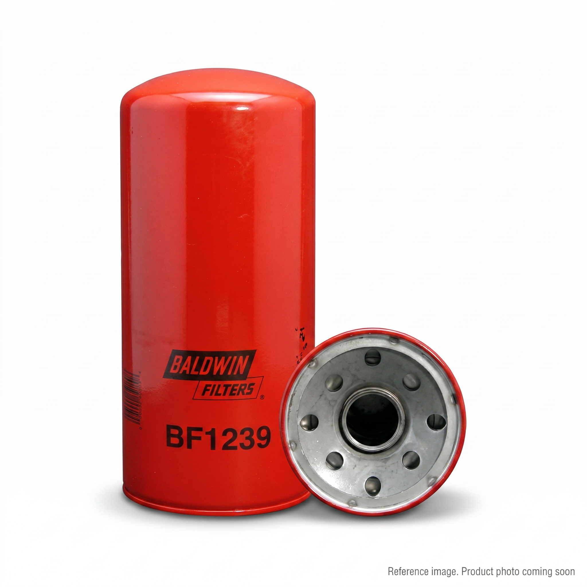 Baldwin BF1239 Fuel Filter alternate angle product photo | stocked in BC, ships Canada-wide