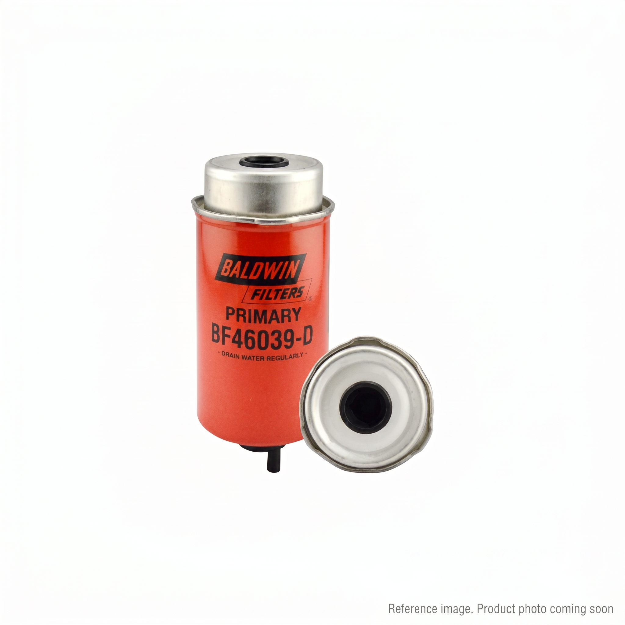 Baldwin BF46039-D Fuel/Water Separator alternate angle product photo | stocked in BC, ships Canada-wide