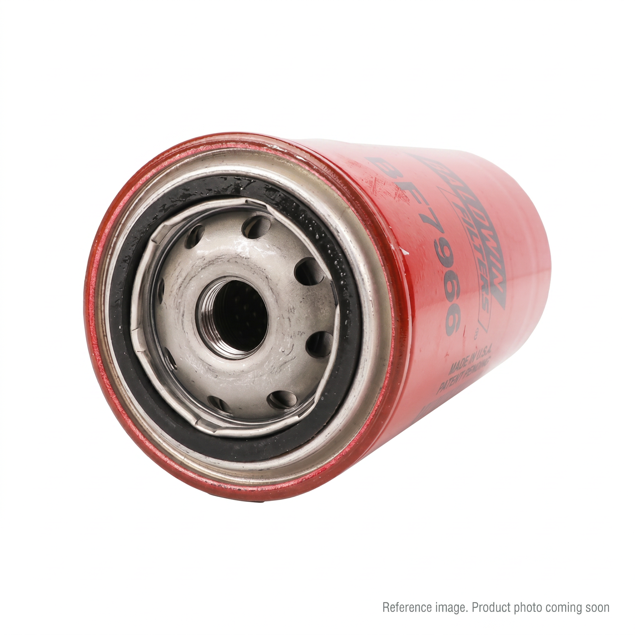 Baldwin BF7966 Fuel Filter three-quarter angle product photo | stocked in BC, ships Canada-wide