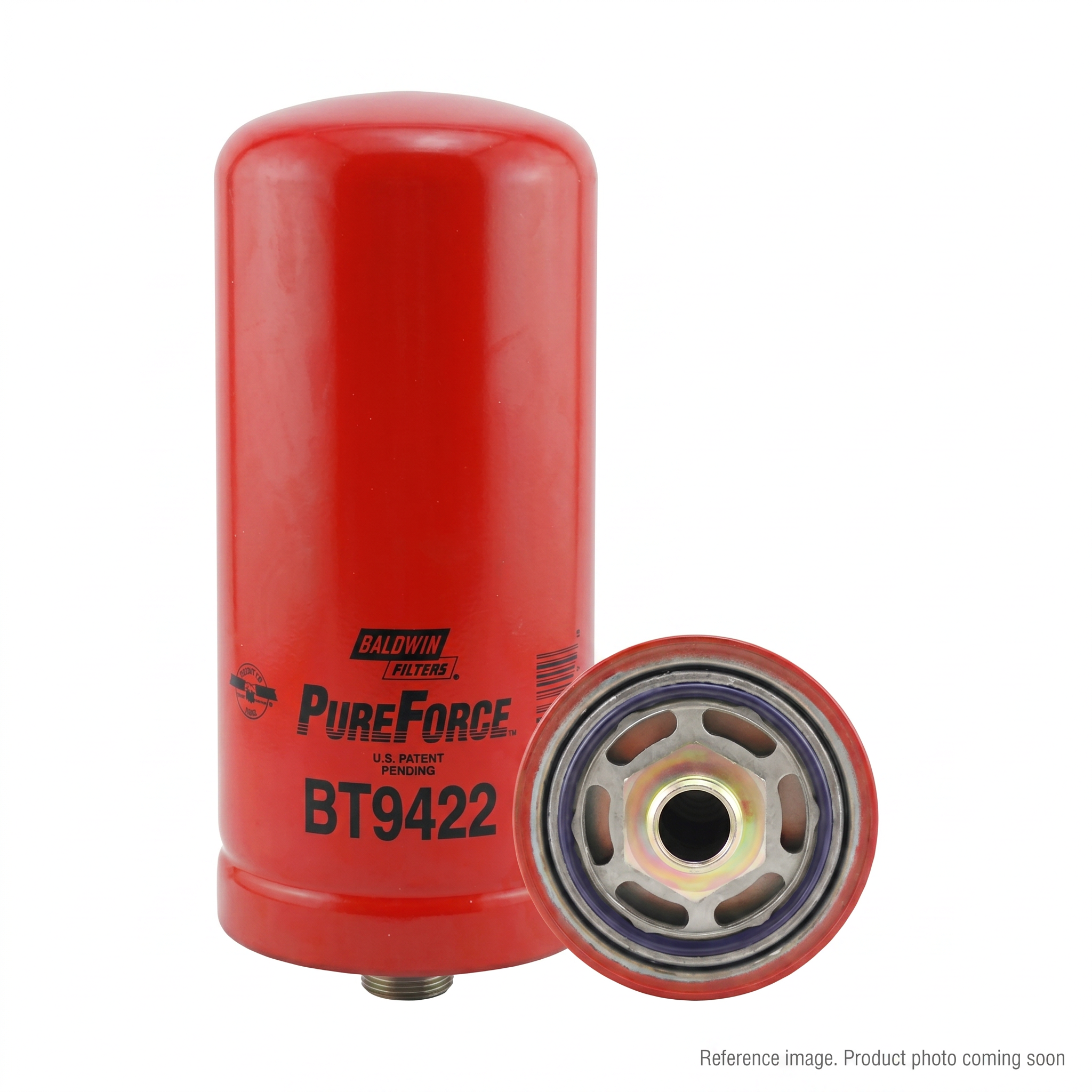 John Deere BT9422 Hydraulic Spin-on Filter alternate angle product photo | stocked in BC, ships Canada-wide