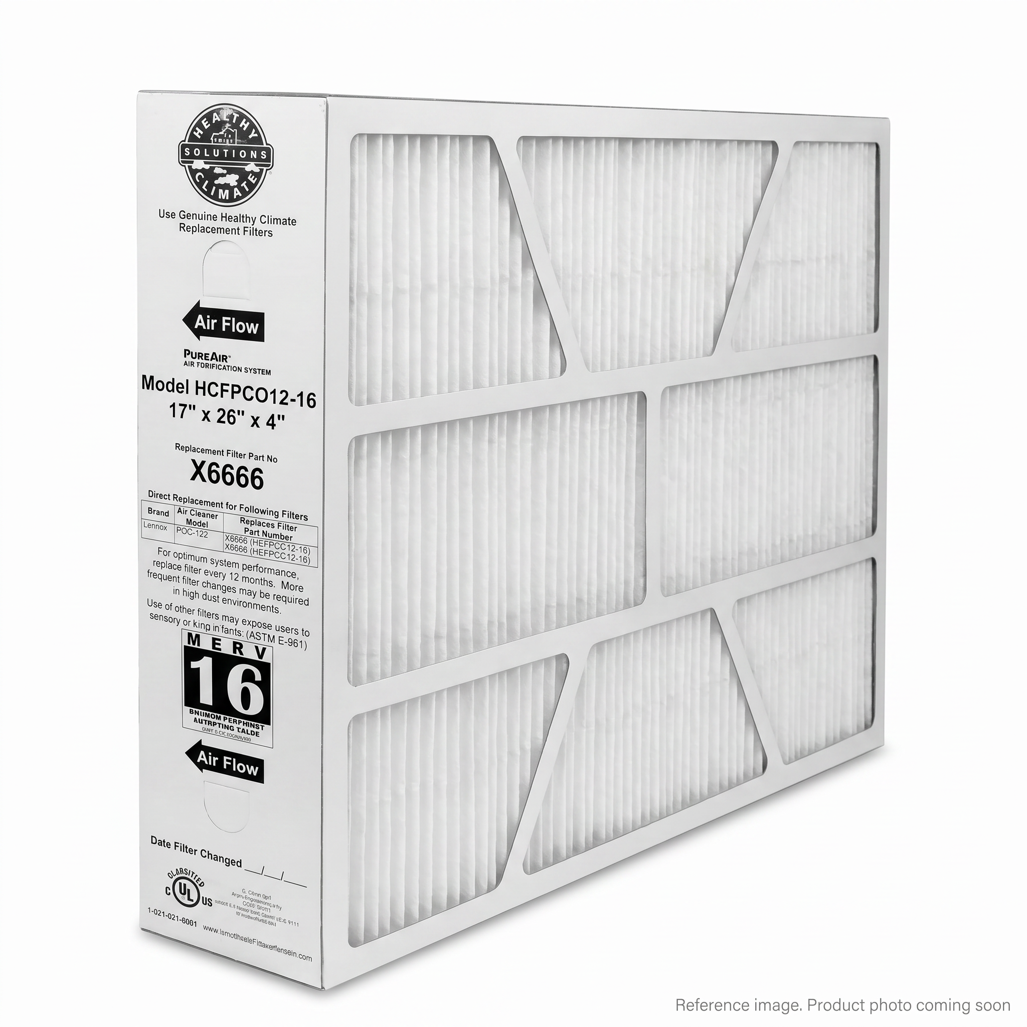 Lennox CC-16 Filter front product photo | stocked in BC, ships Canada-wide
