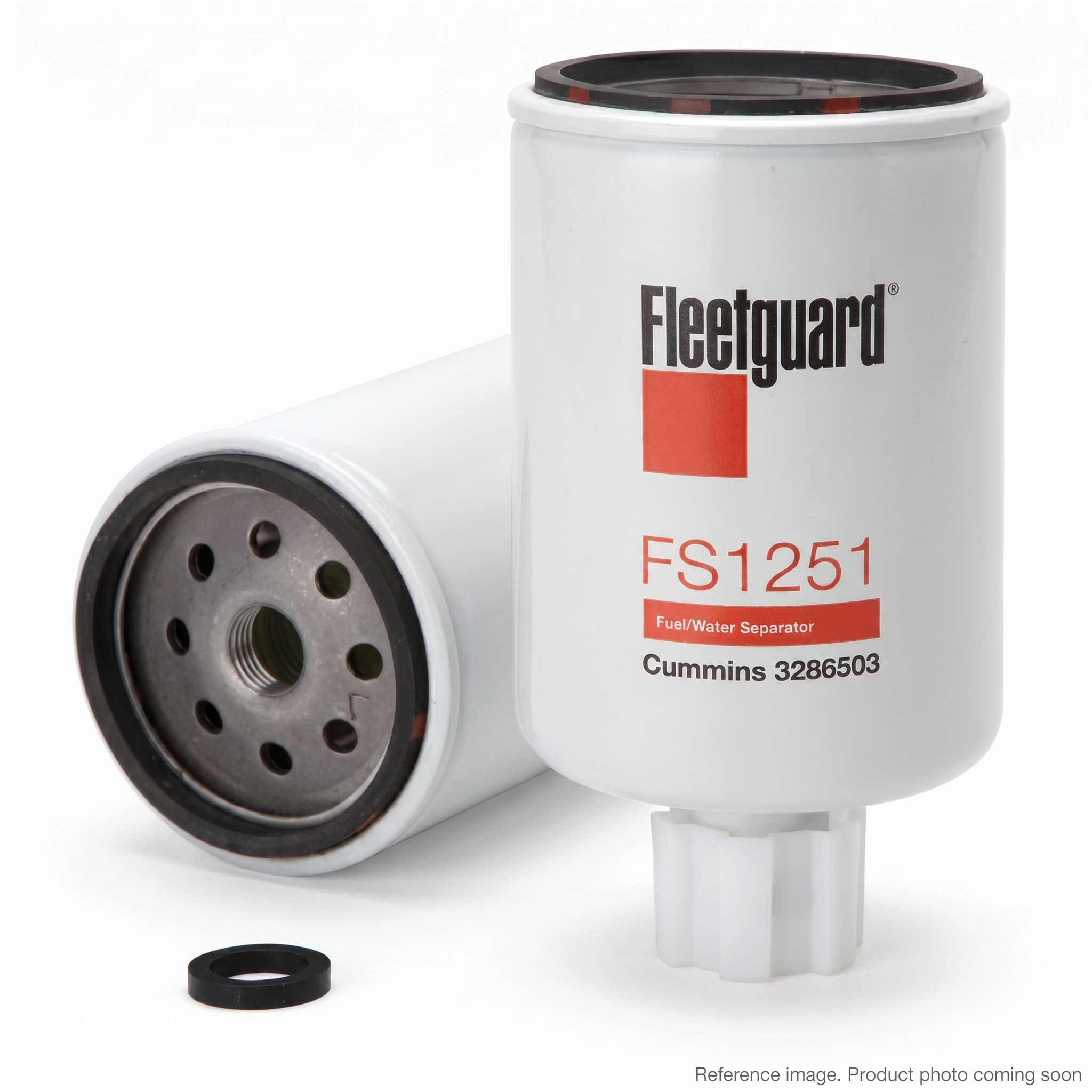 Fleetguard FF214 Fuel Filter three-quarter angle product photo | stocked in BC, ships Canada-wide