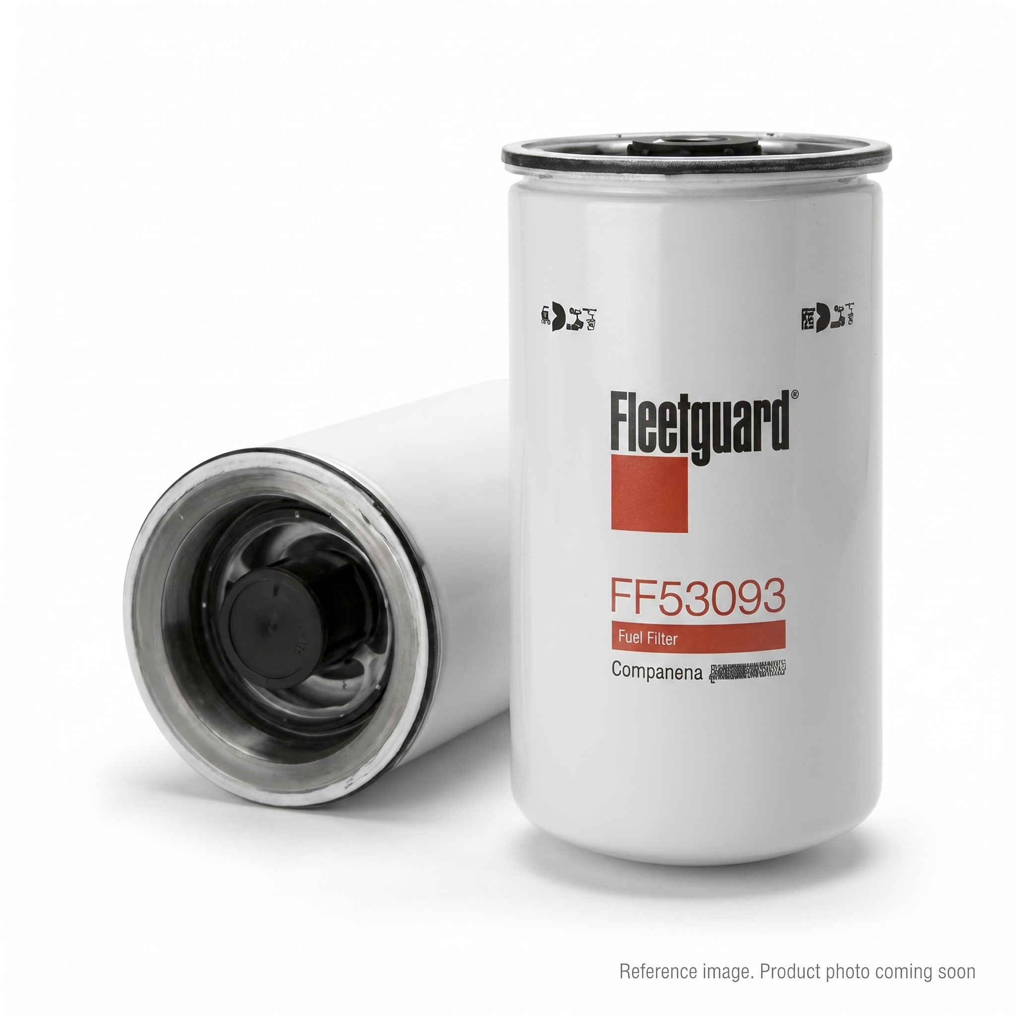 Fleetguard FF53093 Fuel Filter alternate angle product photo | stocked in BC, ships Canada-wide