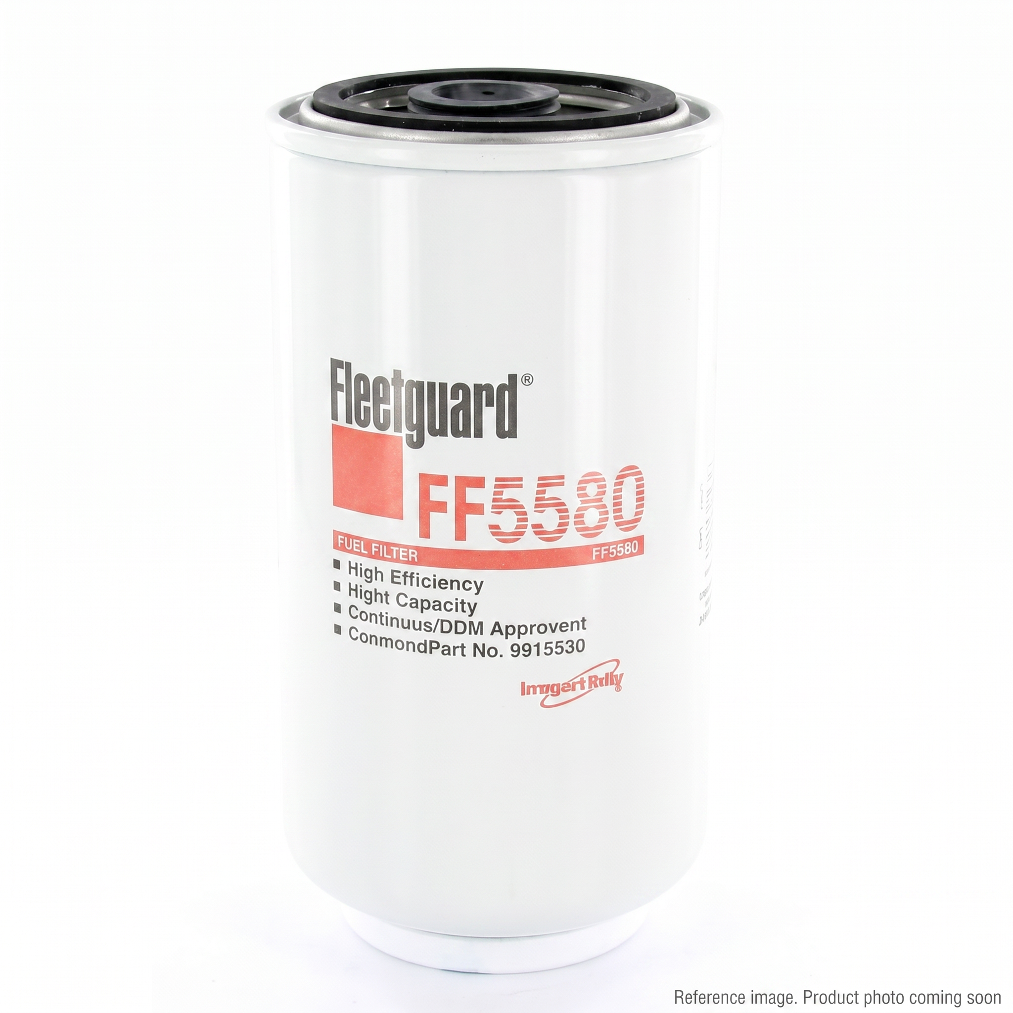 Fleetguard FF5580 Fuel Filter three-quarter angle product photo | stocked in BC, ships Canada-wide