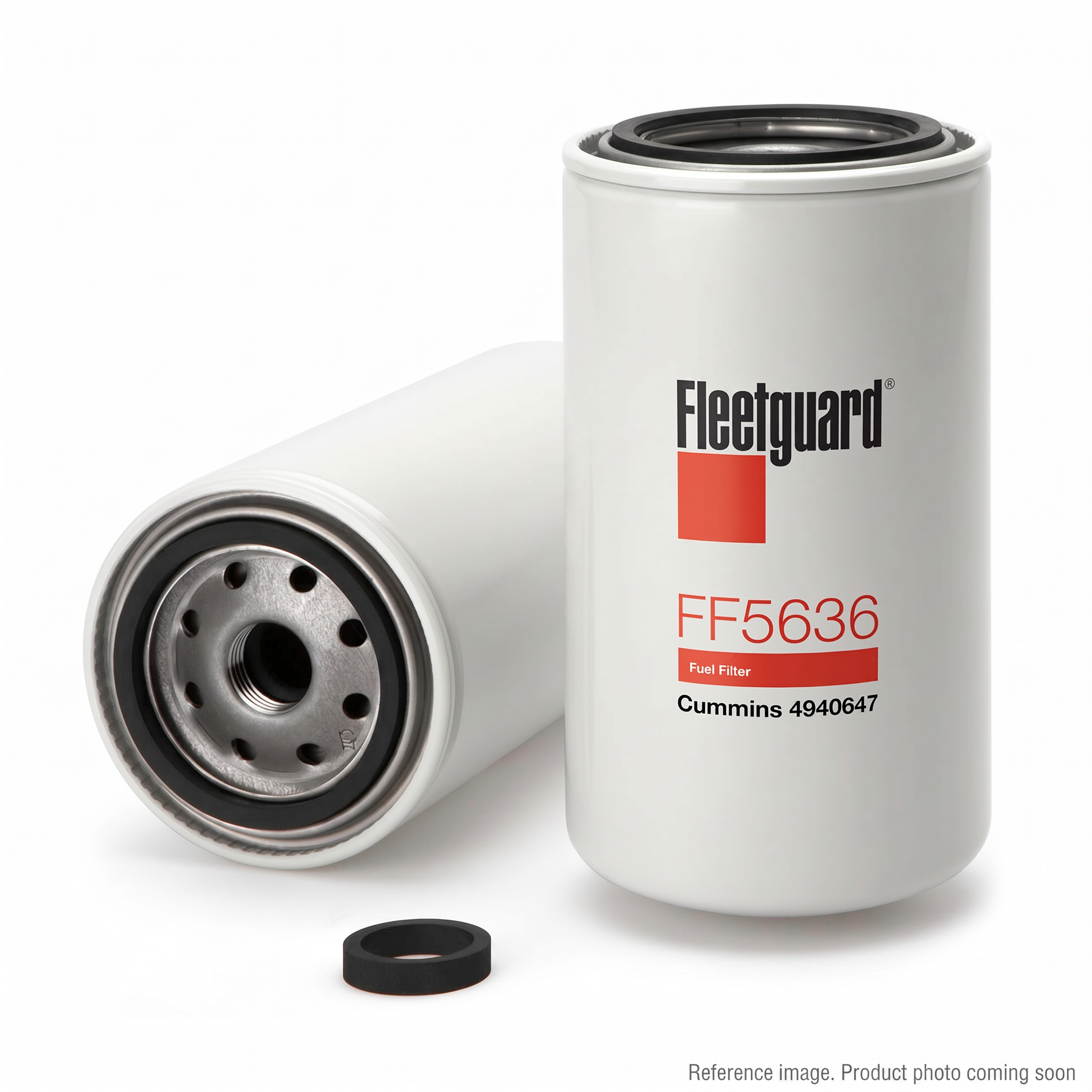 Fleetguard FF5636 Fuel Filter three-quarter angle product photo | stocked in BC, ships Canada-wide