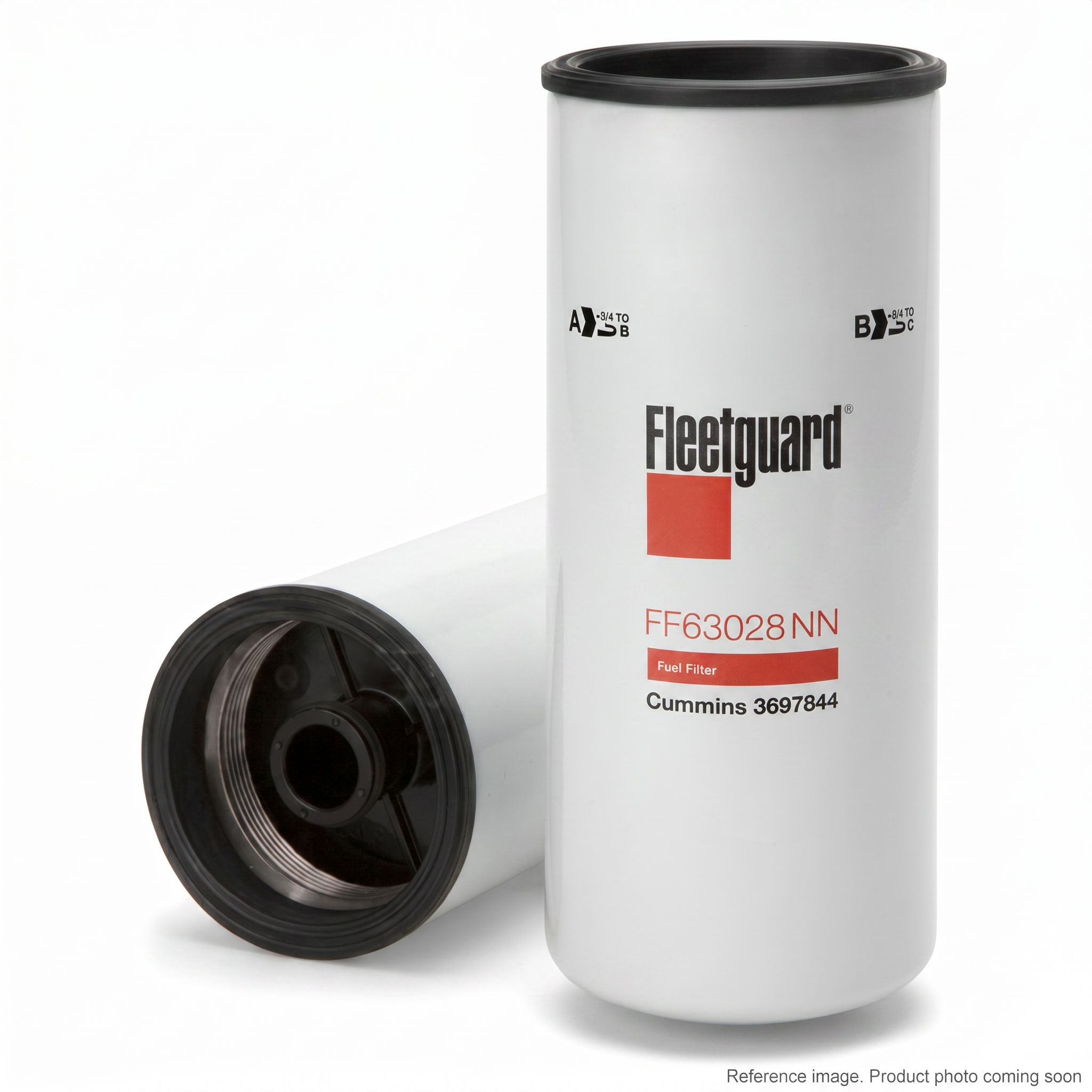 Fleetguard FF63028 NN Fuel Filter alternate angle product photo | stocked in BC, ships Canada-wide