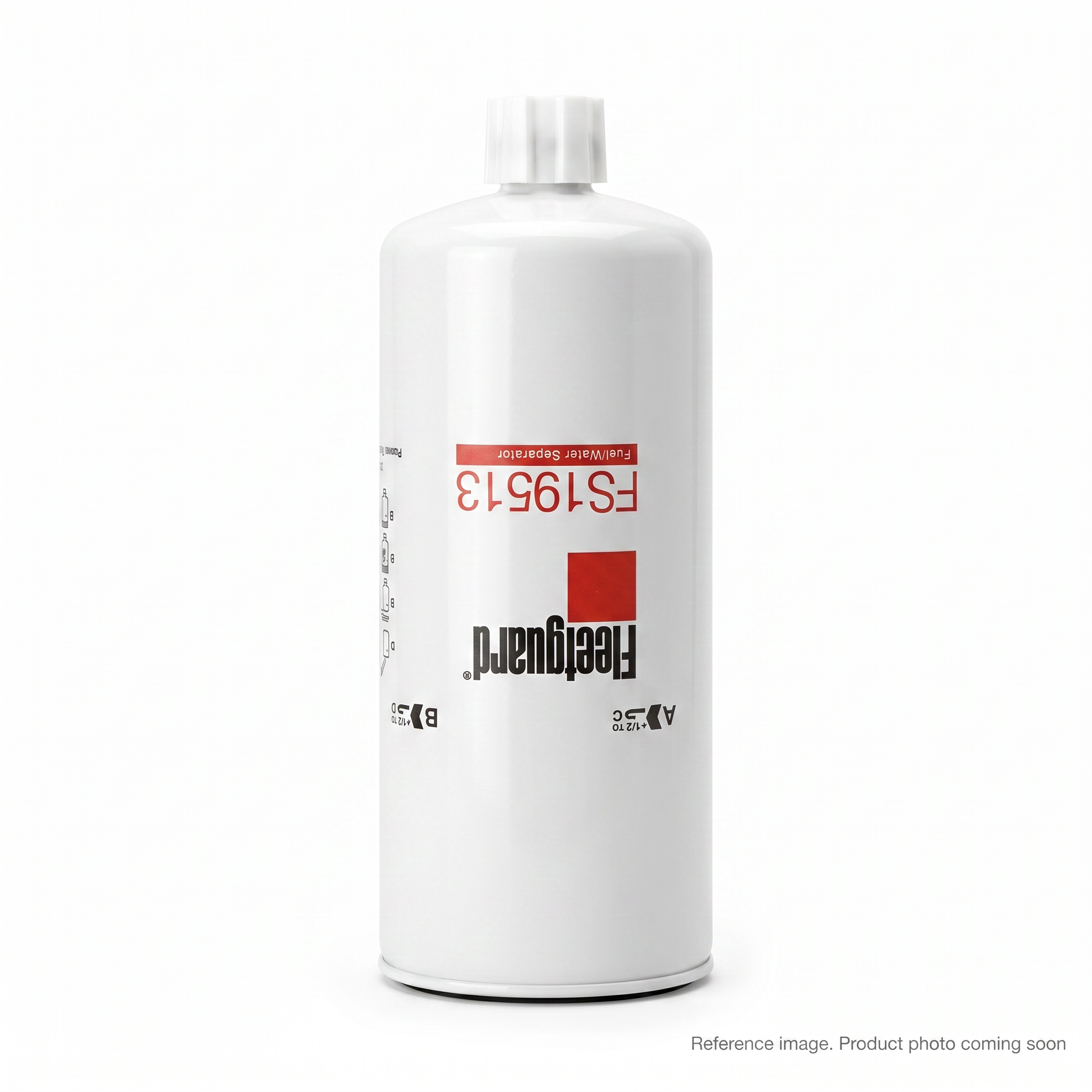 Fleetguard FS19513 Fuel/Water Separator three-quarter angle product photo | stocked in BC, ships Canada-wide