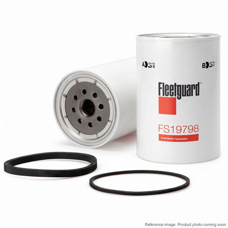 Genuine Fleetguard FS19798 Fuel Water Separator – 10 micron, replaces Racor S3226T, stocked in BC