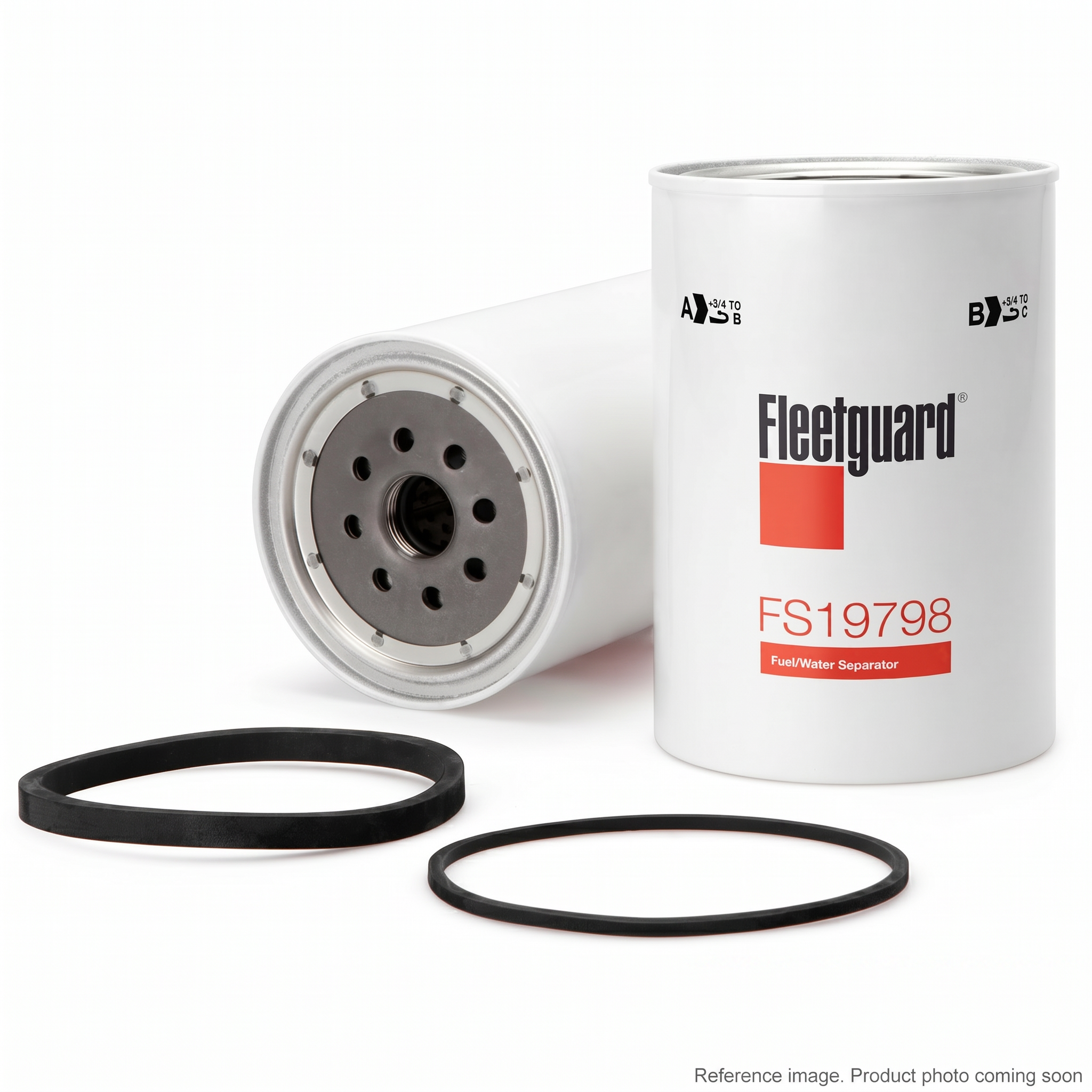 Fleetguard FS19798 Fuel Water Separator front product photo | stocked in BC, ships Canada-wide