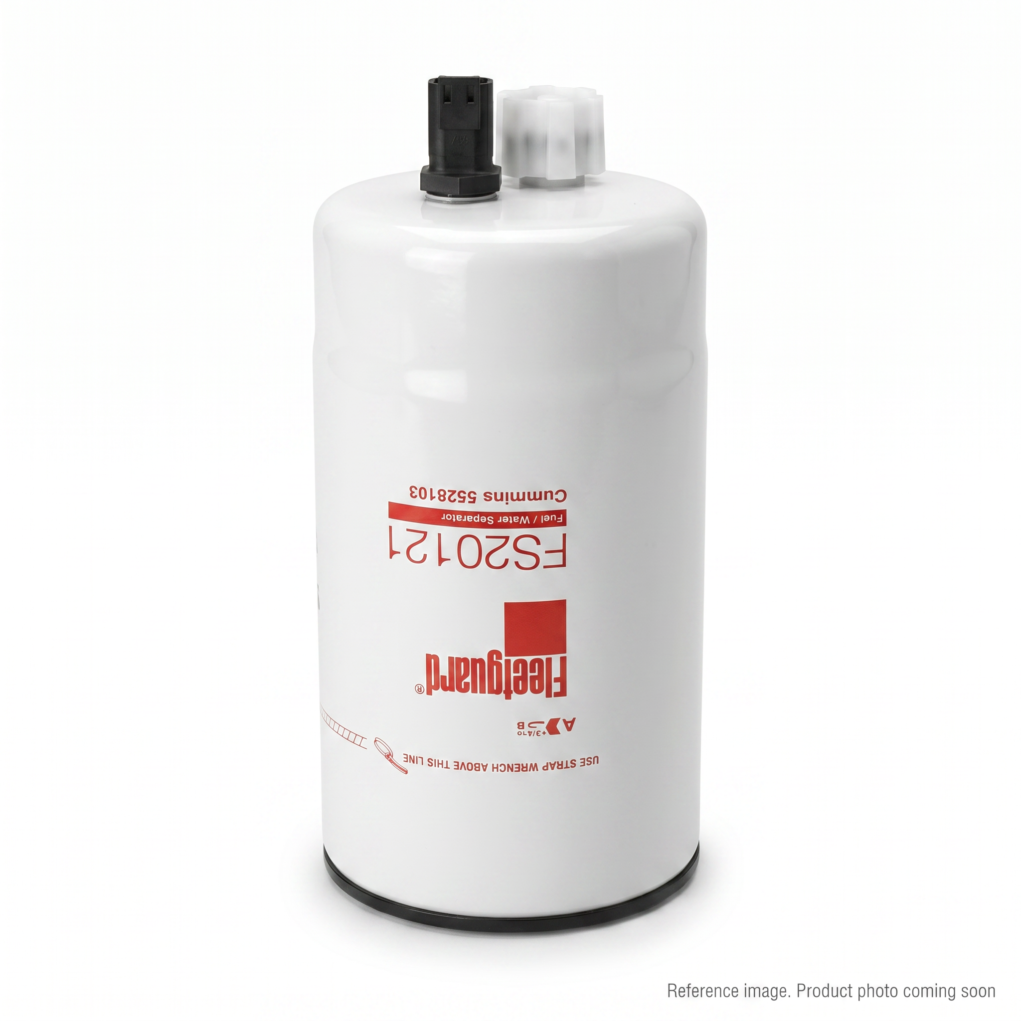 Fleetguard FS20121 Fuel/Water Separator three-quarter angle product photo | stocked in BC, ships Canada-wide